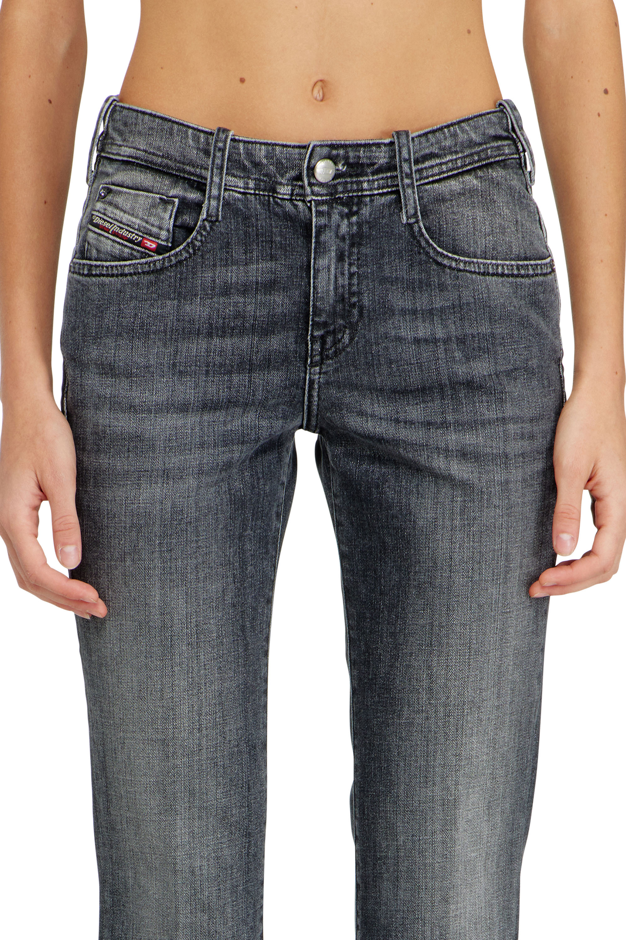 Diesel - Bootcut Jeans 1969 D-Ebbey 09K98 Femme, Noir/Gris fonc&eacute; - Image 4