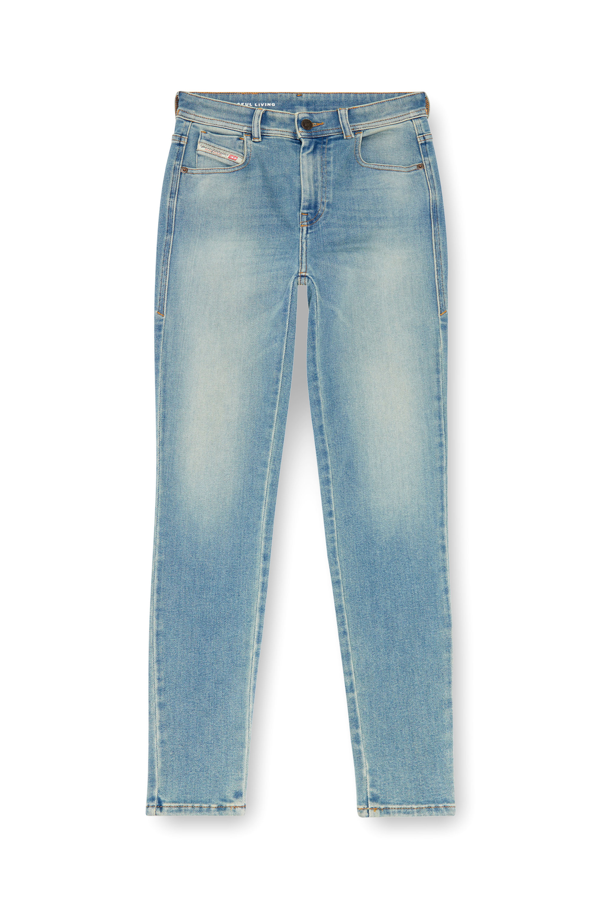 Diesel - Femme Super skinny Jeans 1984 Slandy-High 09J09, Bleu Clair - Image 5
