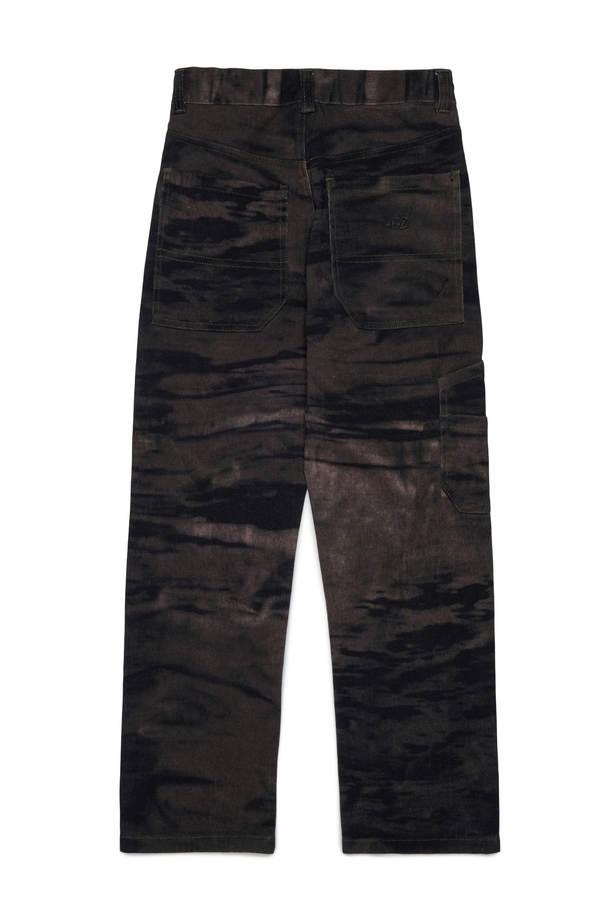 Diesel - PJAKE, Pantalon en coton stretch effet chin&eacute; Homme in Vert - 2