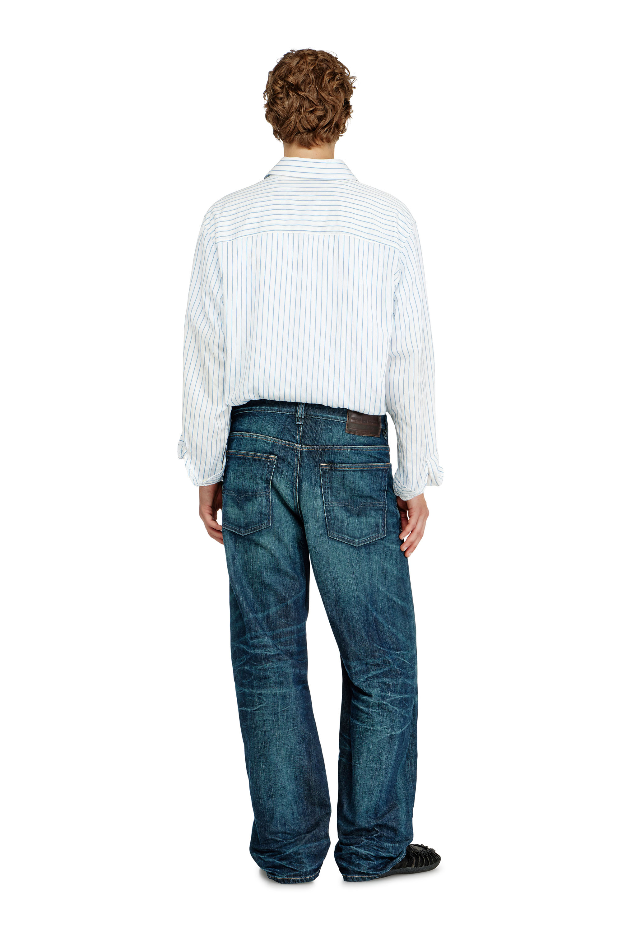 Diesel - Relaxed Jeans 2001 D-Macro 09Q04 Homme, Bleu Fonc&eacute; - Image 3