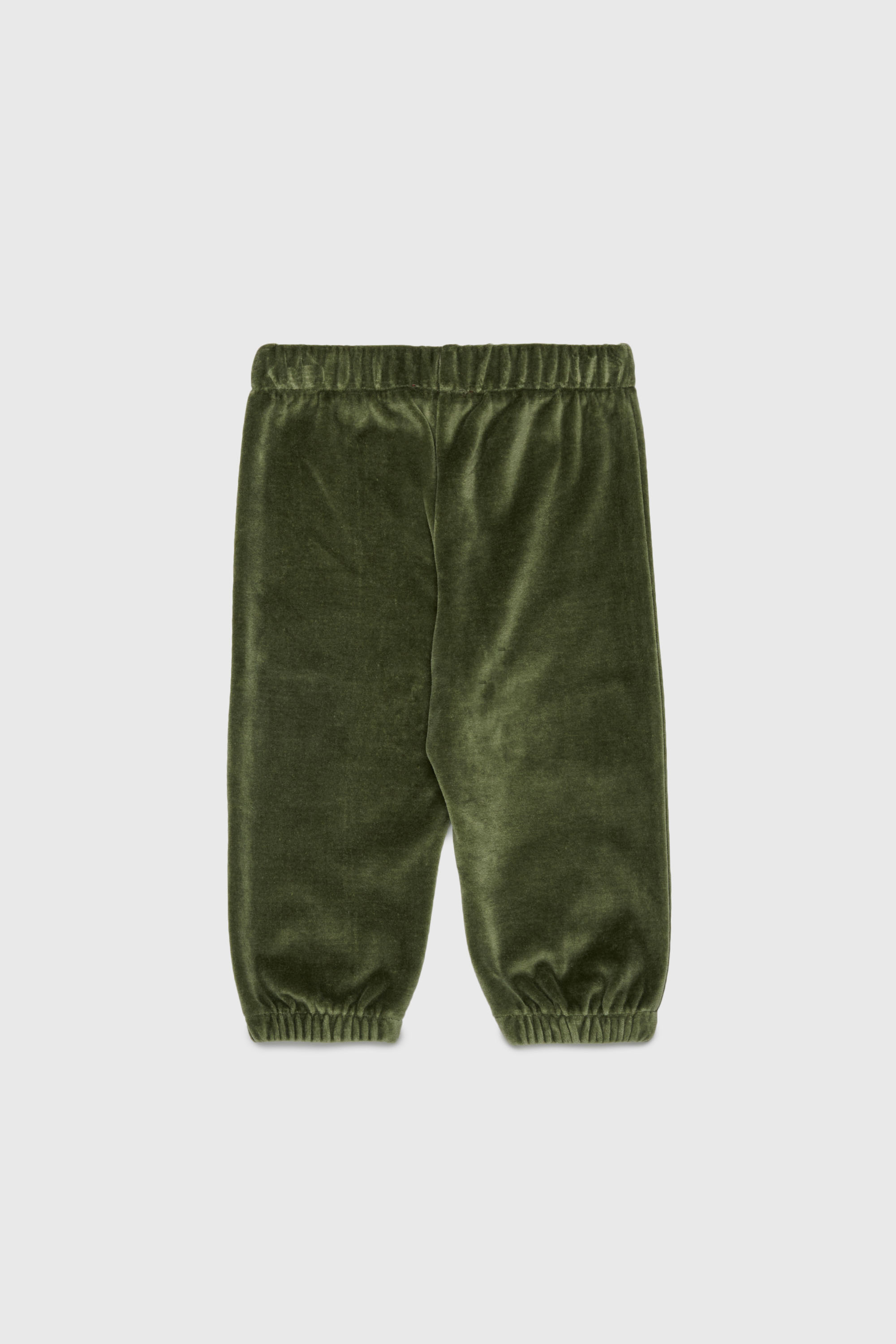 Diesel - PHENIB, Pantalon de surv&ecirc;tement en velours avec broderie Oval D Homme in Vert - 2