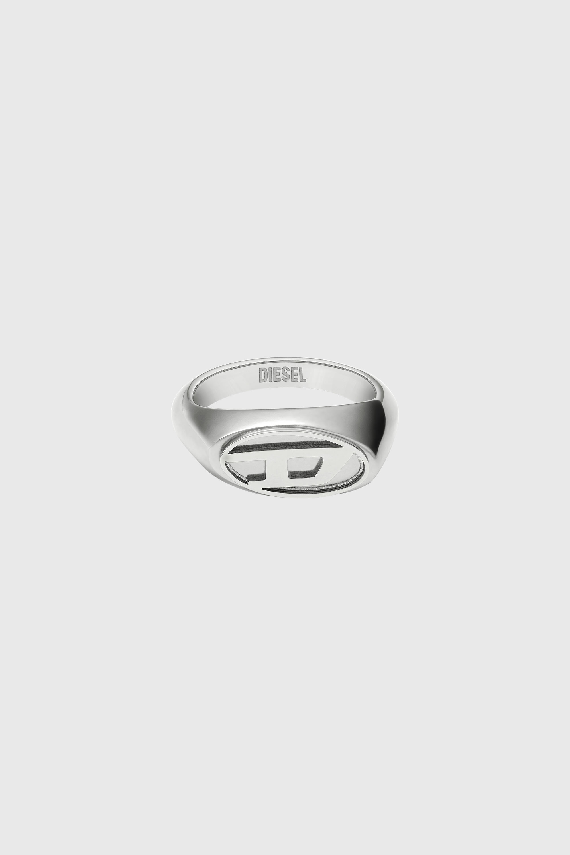 Diesel - DX1475, Bague en acier inoxydable Mixte in Gris argent&eacute; - 2