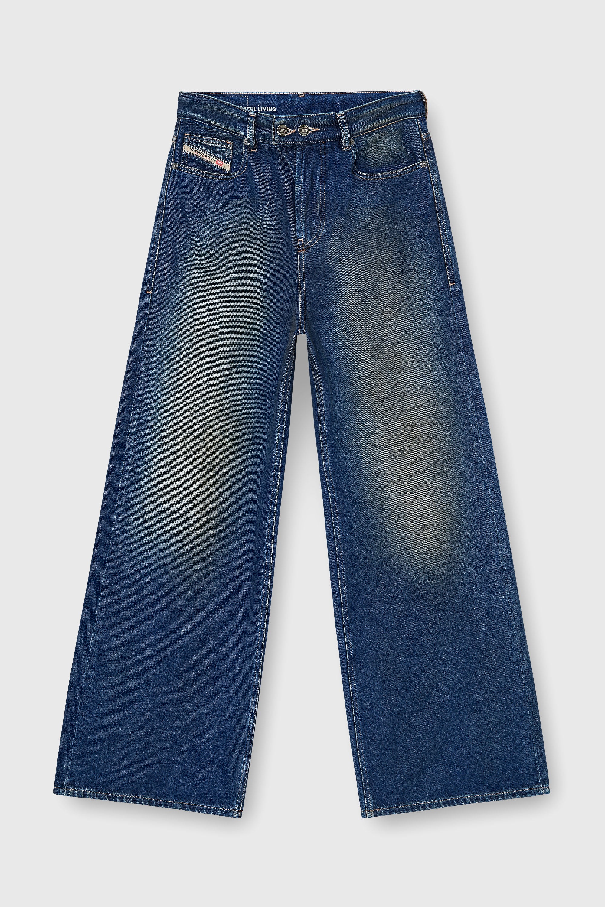 Diesel - Relaxed Jeans 1996 D-Sire 09P47 Femme, Bleu Fonc&eacute; - Image 2