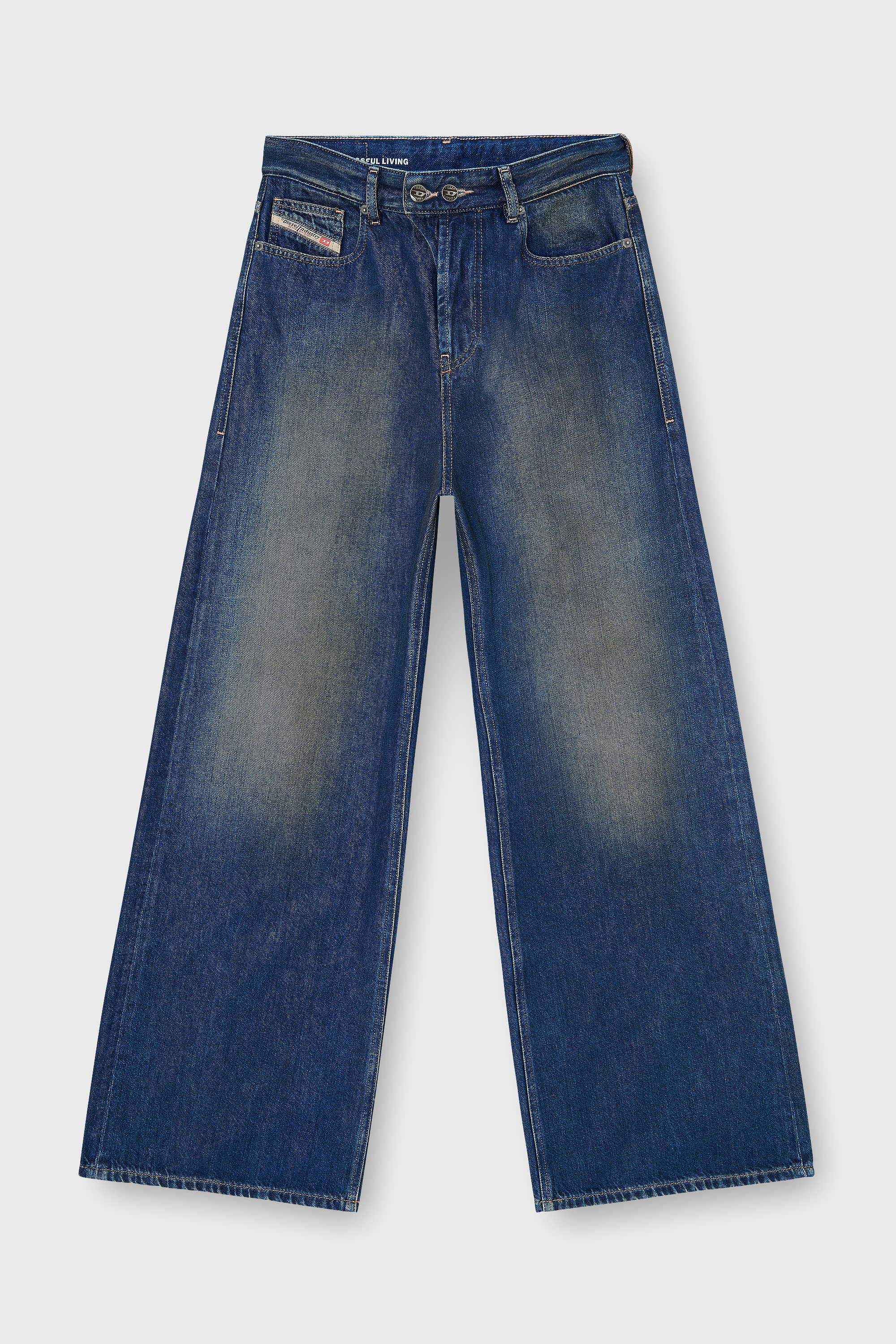 Diesel - Relaxed Jeans 1996 D-Sire 09P47 Femme, Bleu Fonc&eacute; - Image 6