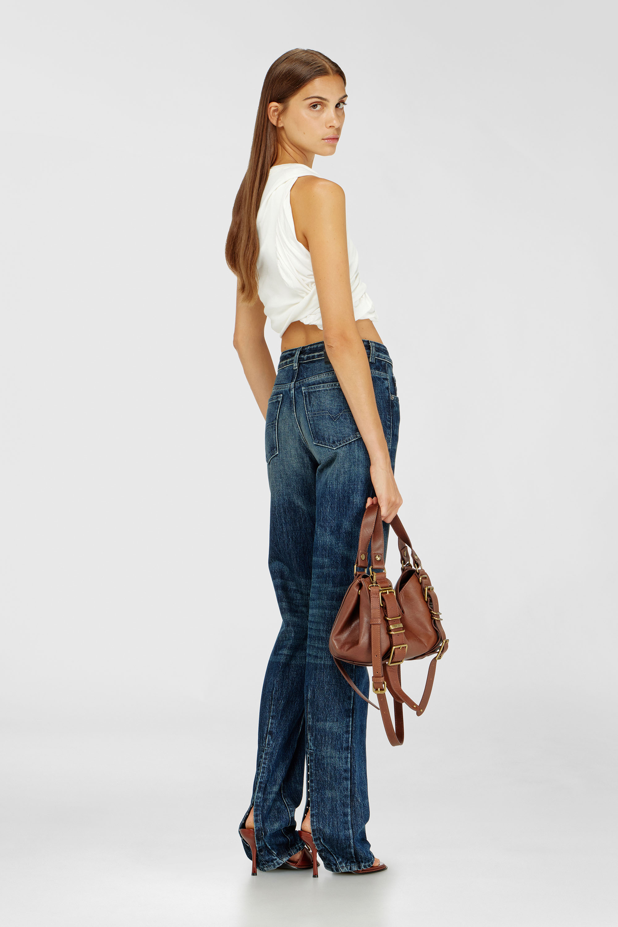 Jeans Regular Taille Moyenne D-Heel