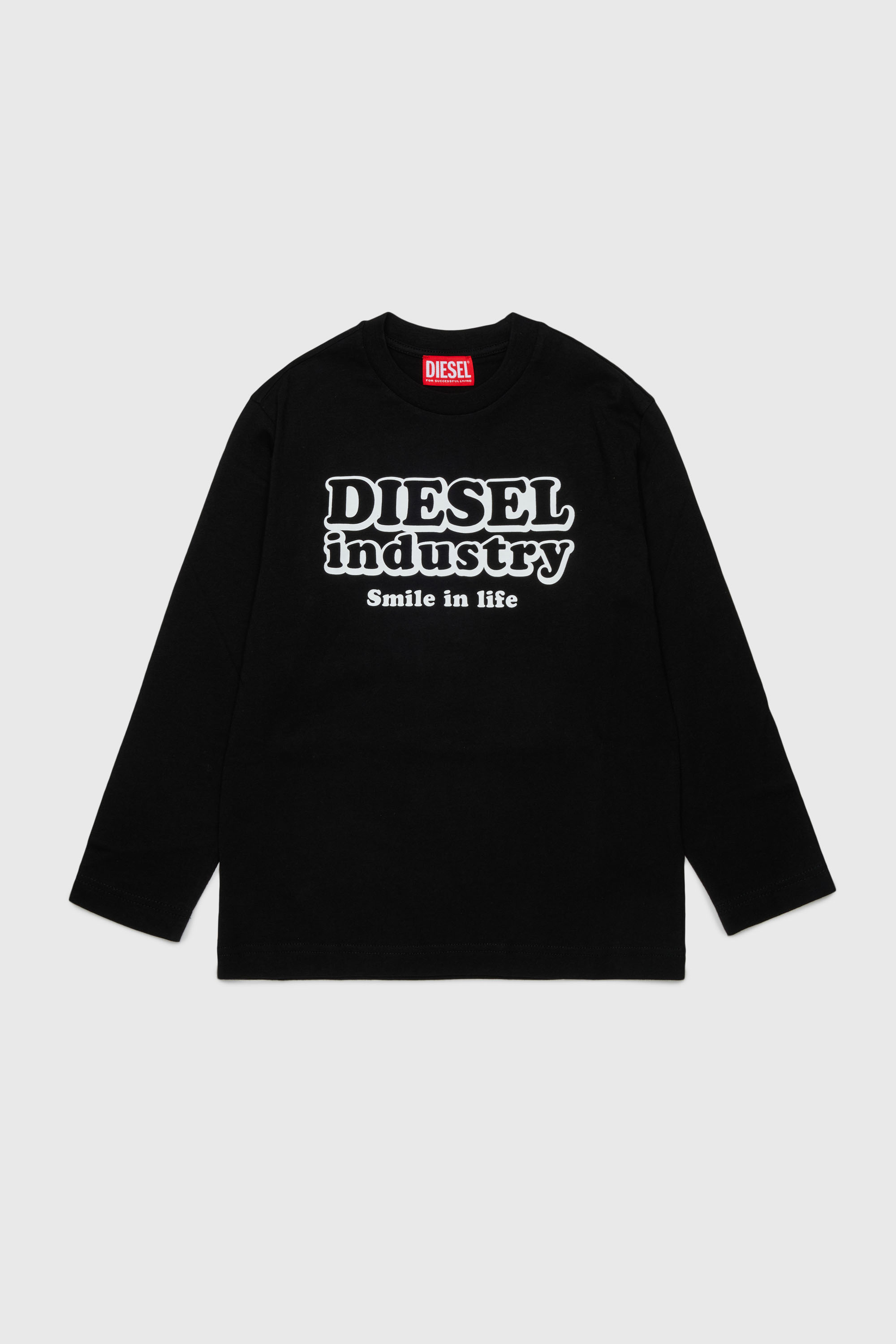 T-shirt &agrave; manches longues avec imprim&eacute; Diesel Industry