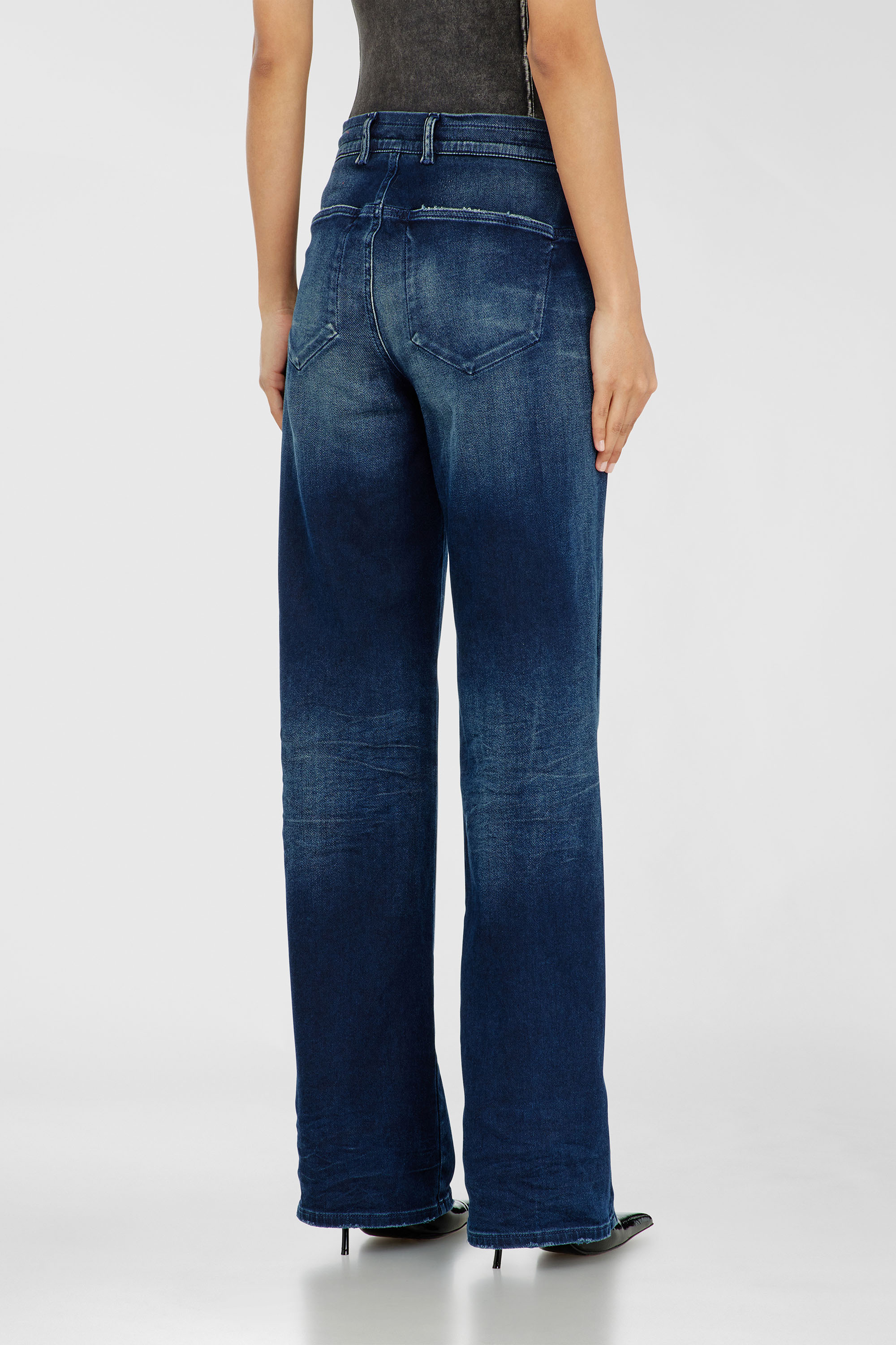 Diesel - Regular 2071 D-Meel Joggjeans&reg; 09P93 Femme, Bleu Fonc&eacute; - Image 3