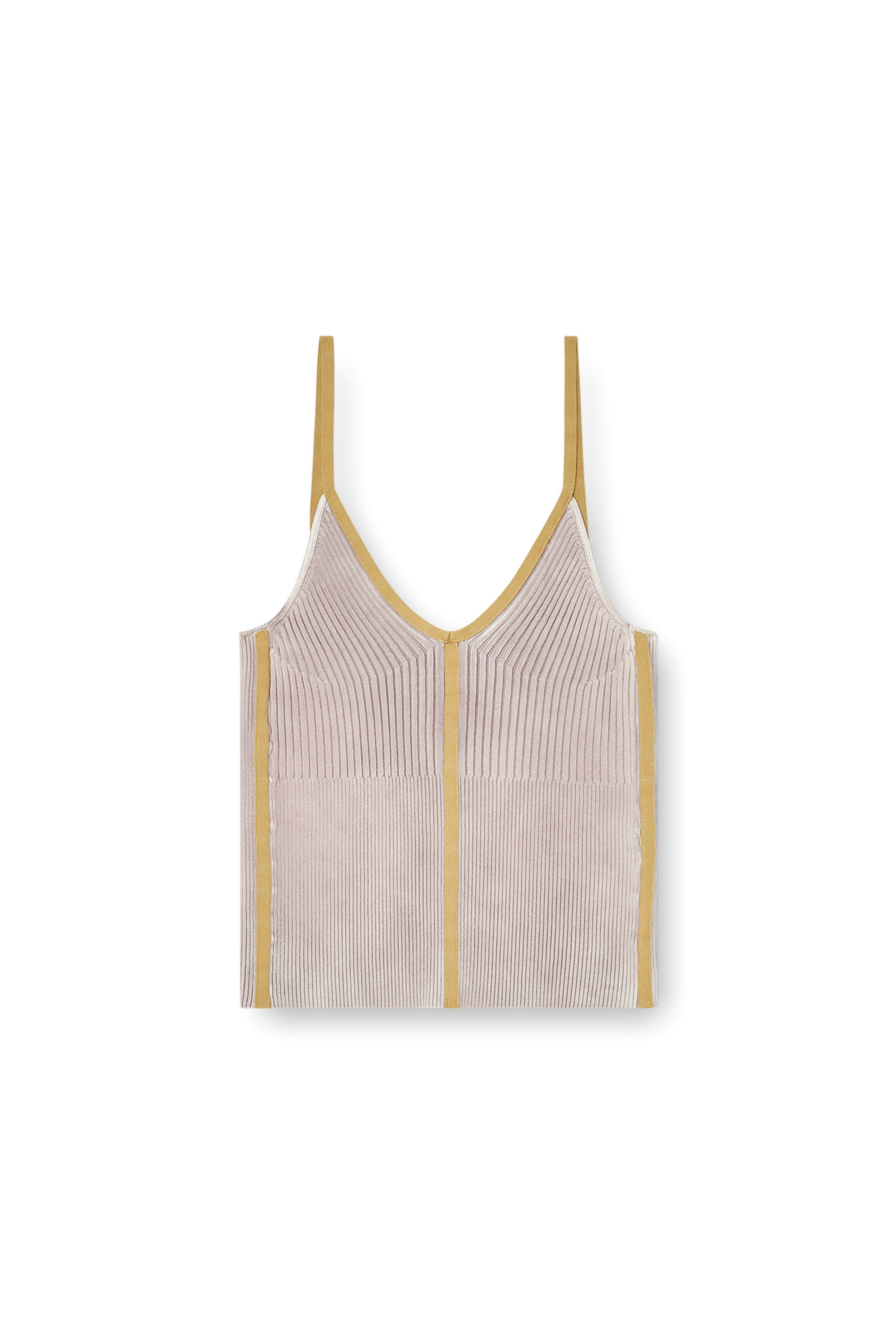 Diesel - M-SARMITE, D&eacute;bardeur en maille c&ocirc;tel&eacute;e avec bandes contrastantes Femme in ToBeDefined - 3