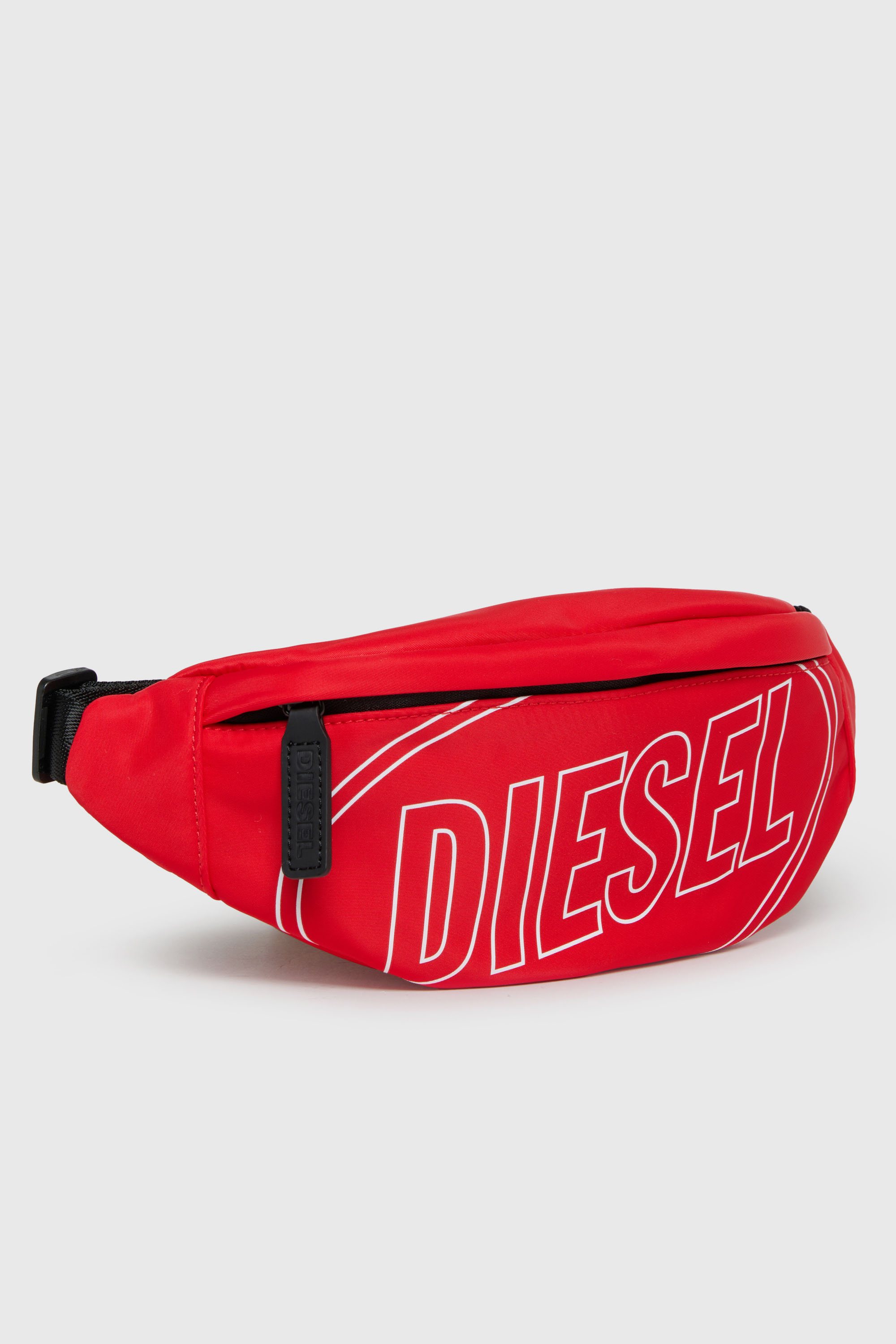 Diesel - WCIRY, WCIRY - Sac en nylon avec logo imprim&eacute; Homme in Rouge - 3