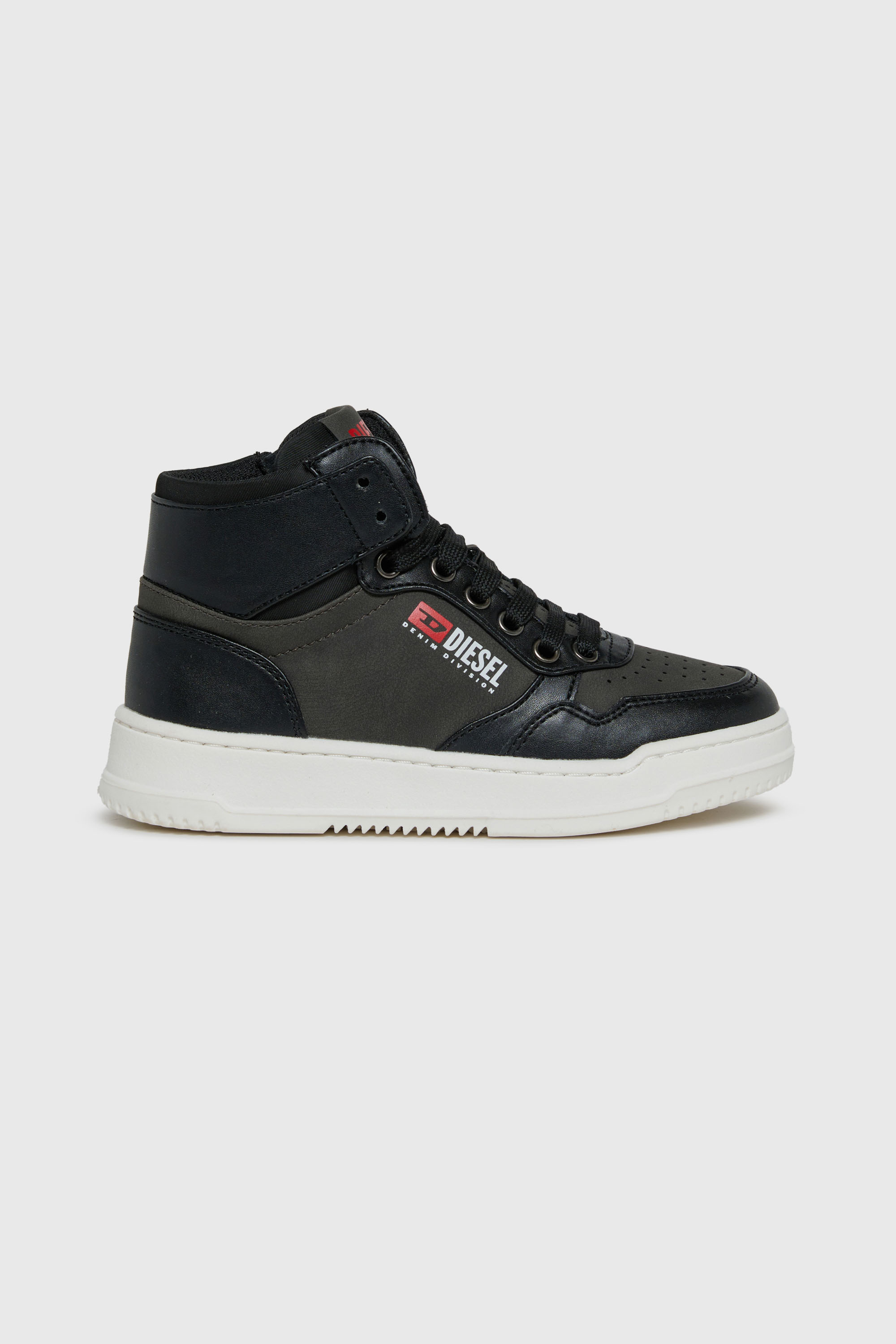 Diesel - S-CASCOUNT-MID, S-Cascount - Baskets montantes perfor&eacute;es Mixte in Noir - 1