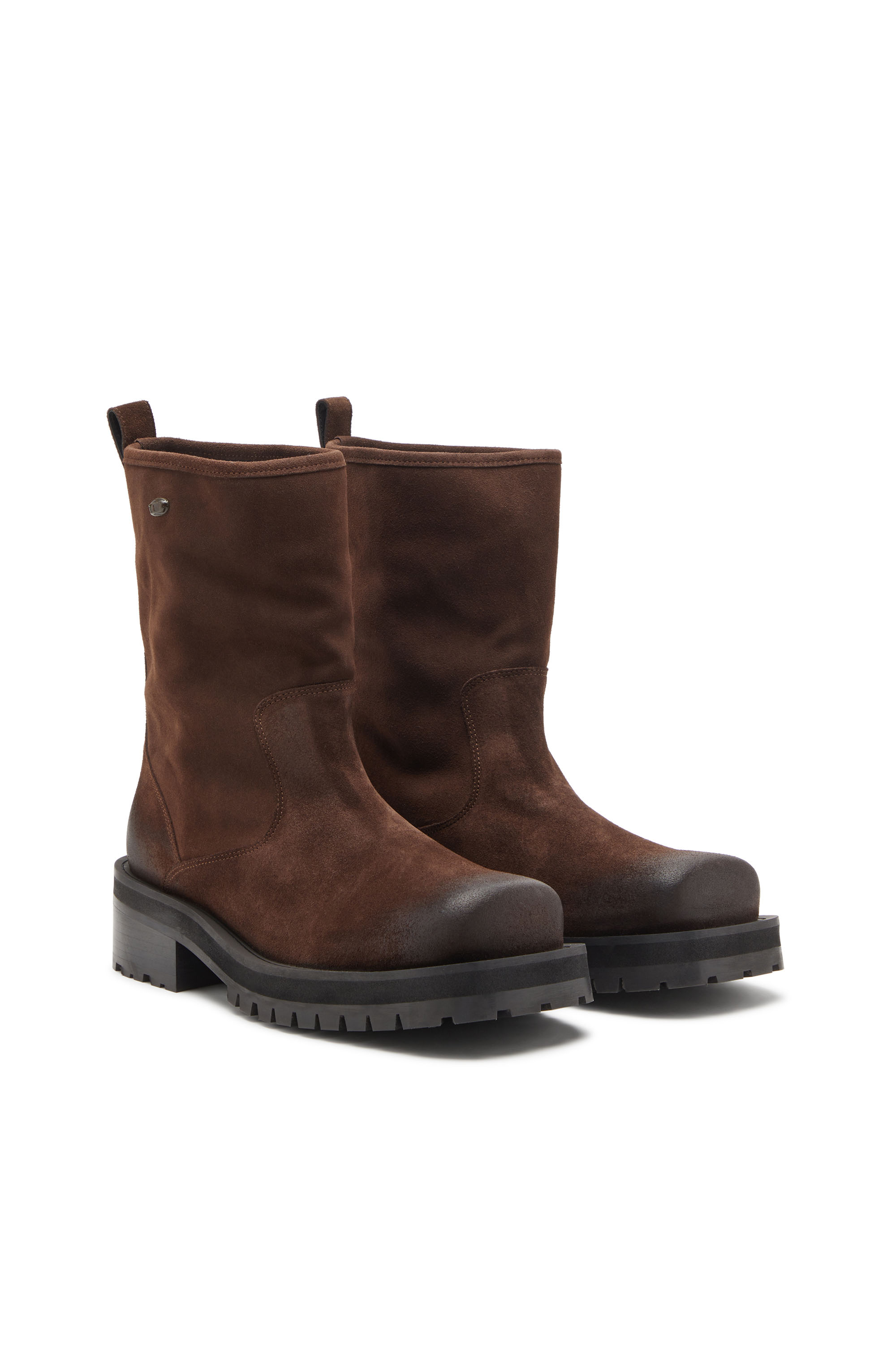 Diesel - D-TEXAN BK, D-Texan - Bottes en cuir Homme in Marron - 2
