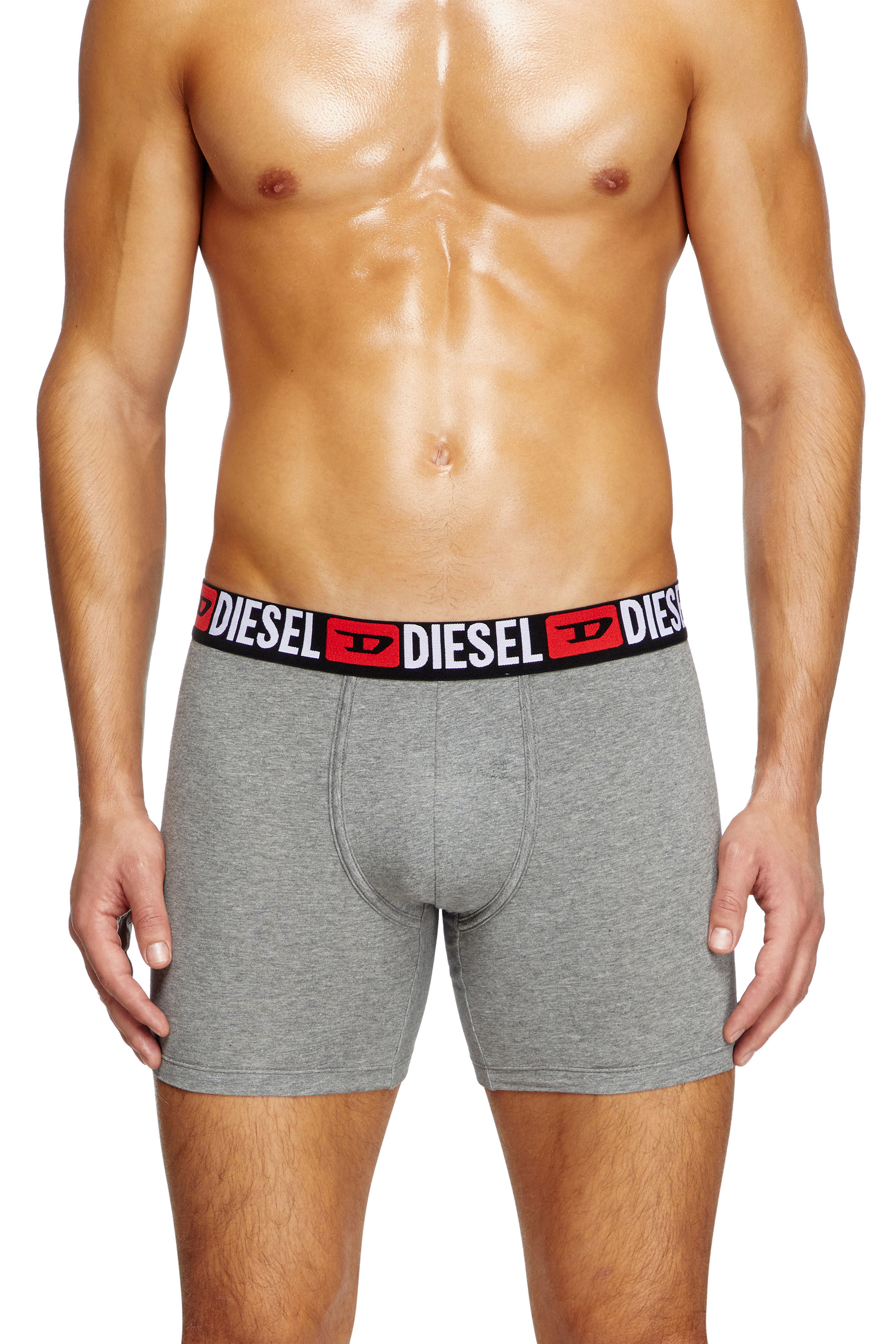Diesel - MAX-D-CORE-3PACK, Lot de trois boxer en coton stretch Homme in Polychrome - 3