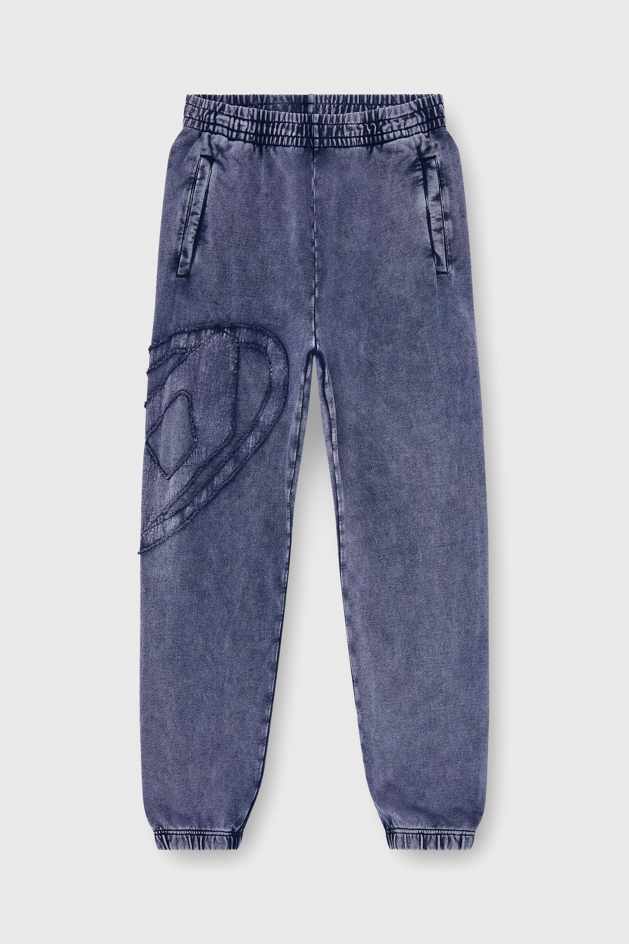 Diesel - P-MARKY-DEN, Pantalon en coton biologique avec &eacute;cusson Oval D Homme in Bleu - 2