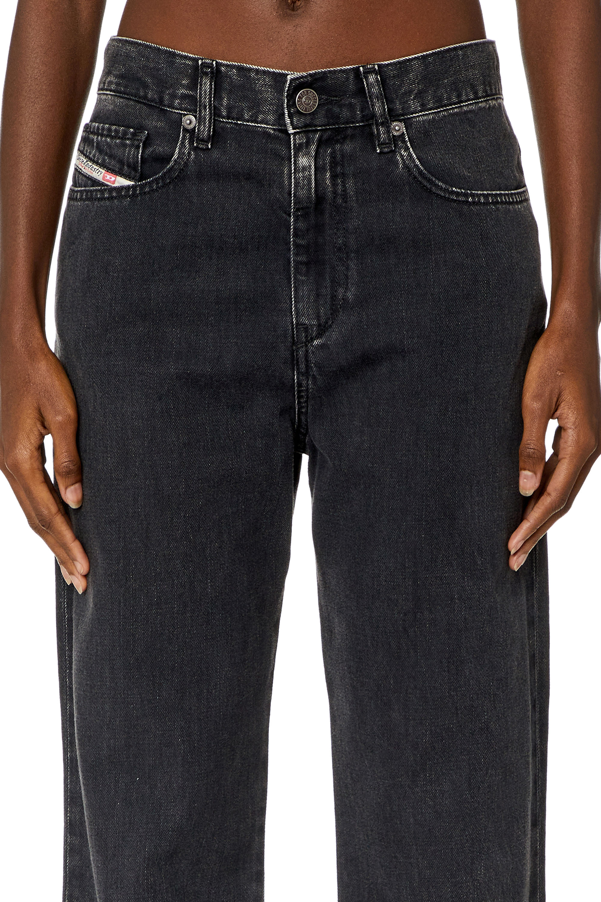 Diesel - Regular Jeans 2016 D-Air 068HN Femme, Noir/Gris fonc&eacute; - Image 5