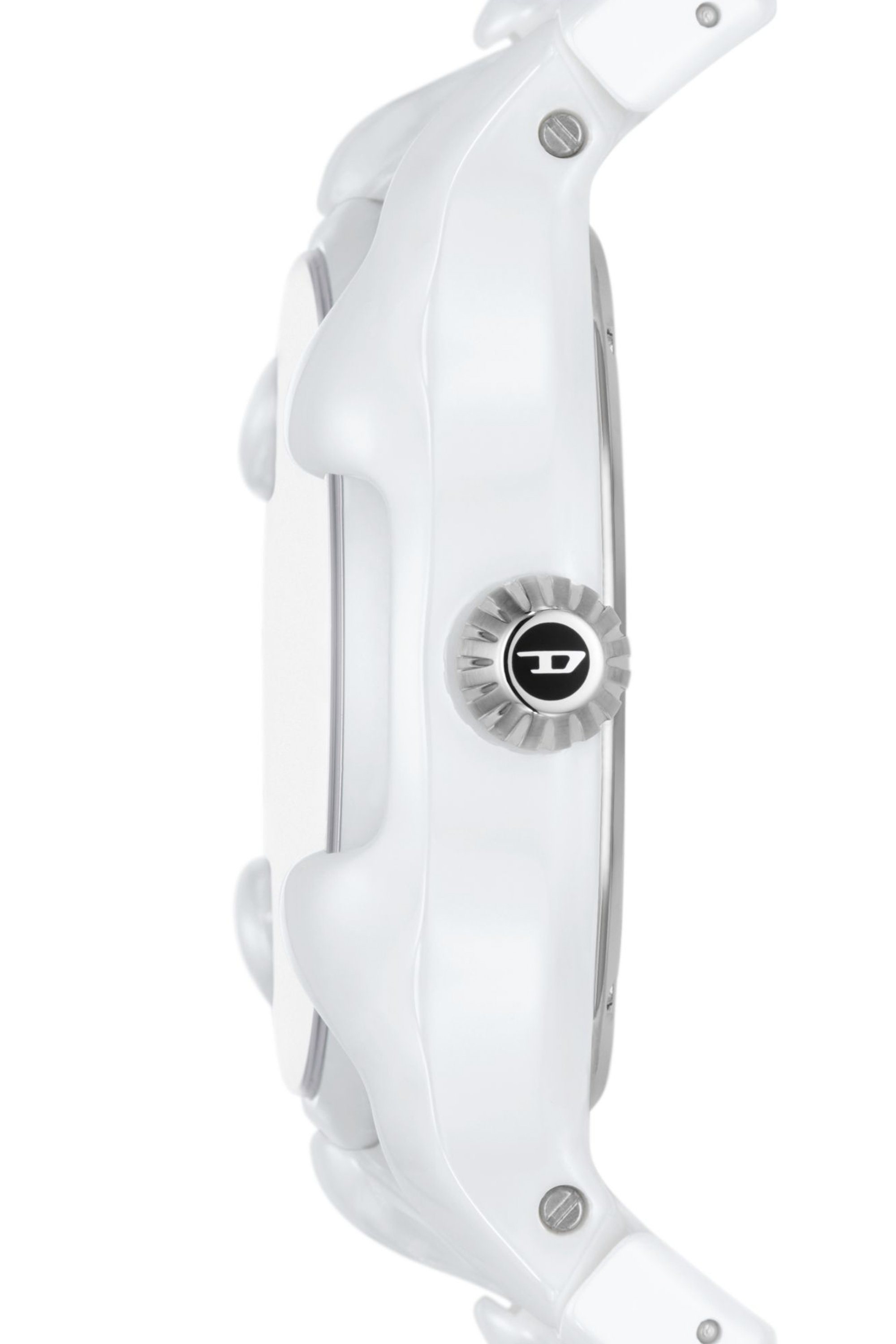Diesel - DZ2197, Man Vert three-hand date white ceramic watch in White - Image 3