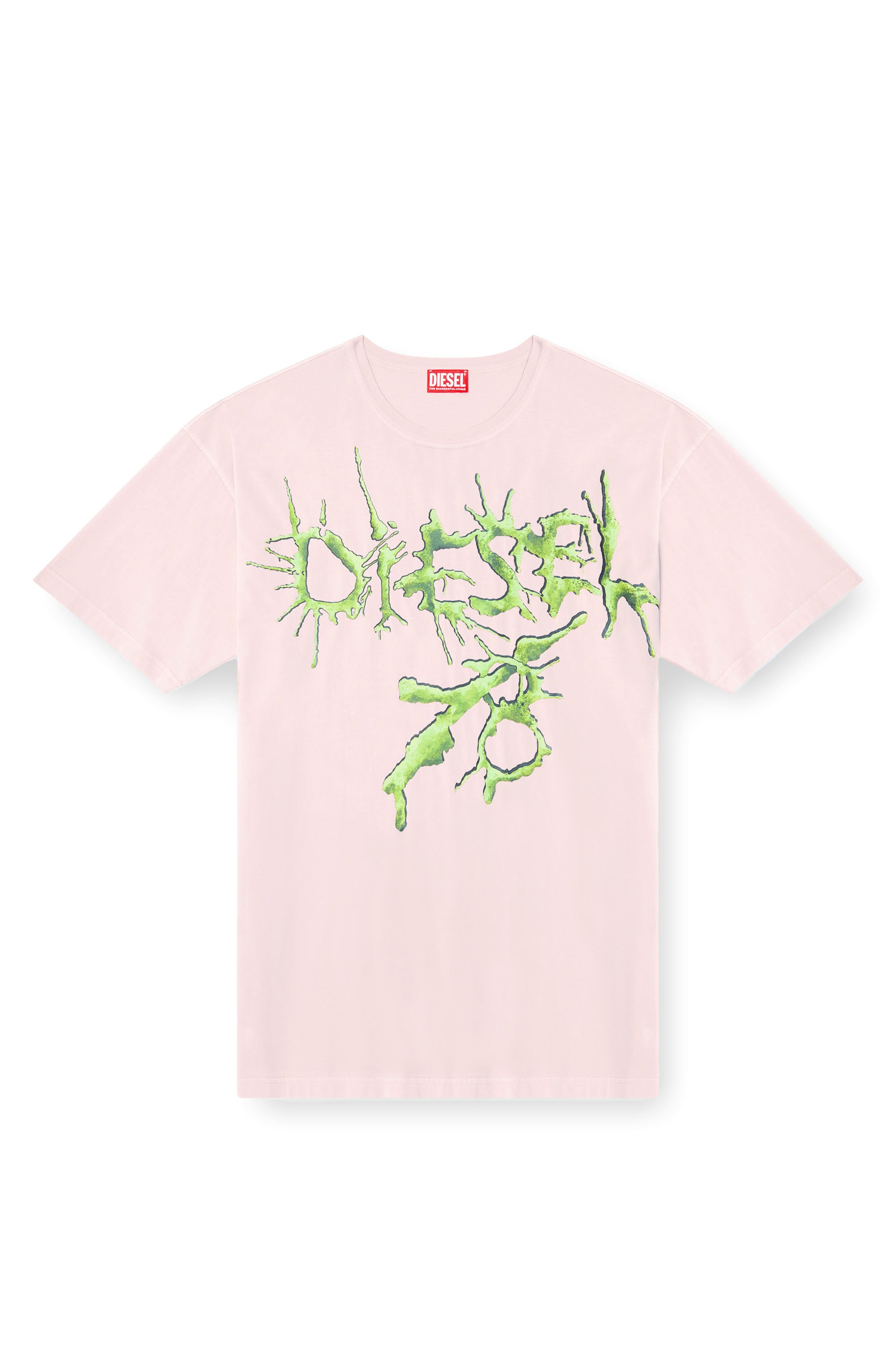 Diesel - T-BOXT-R28, T-shirt avec graphismes de tatouage Homme in Rose - 3