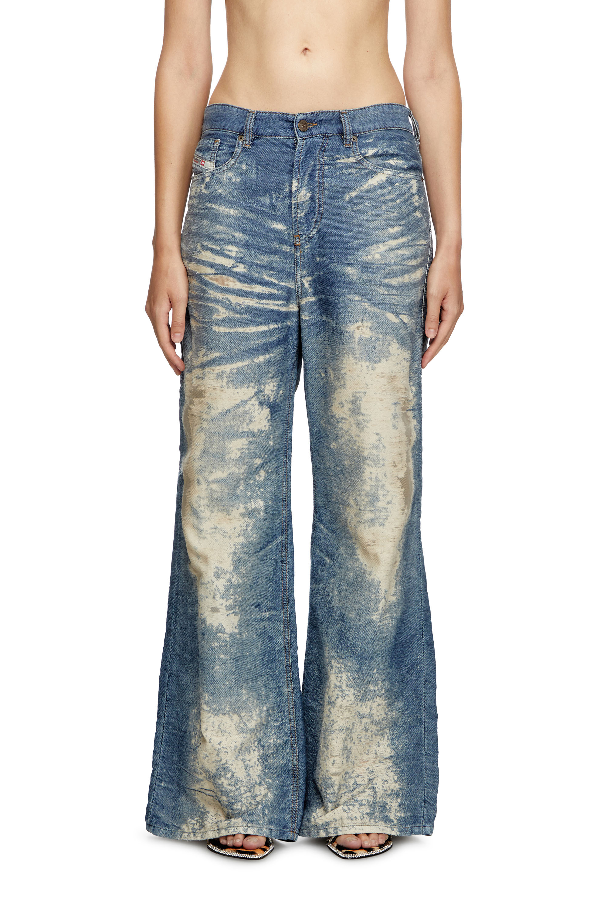 Diesel - Straight Jeans 1996 D-Sire 068RE Femme, Bleu moyen - Image 1