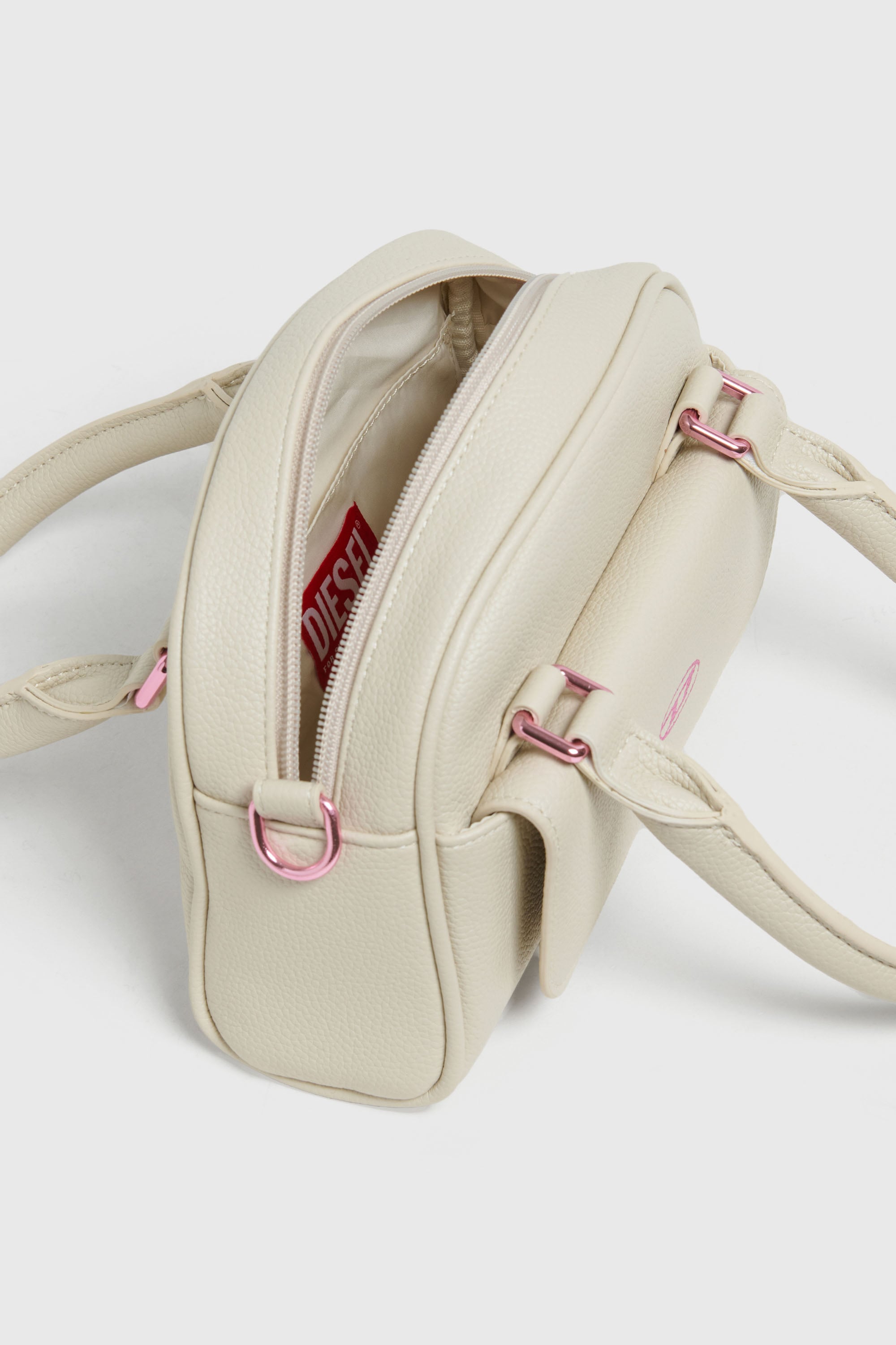 Diesel - WREDY, Woman's WREDY - Bag in grainy coated fabric in White - 4