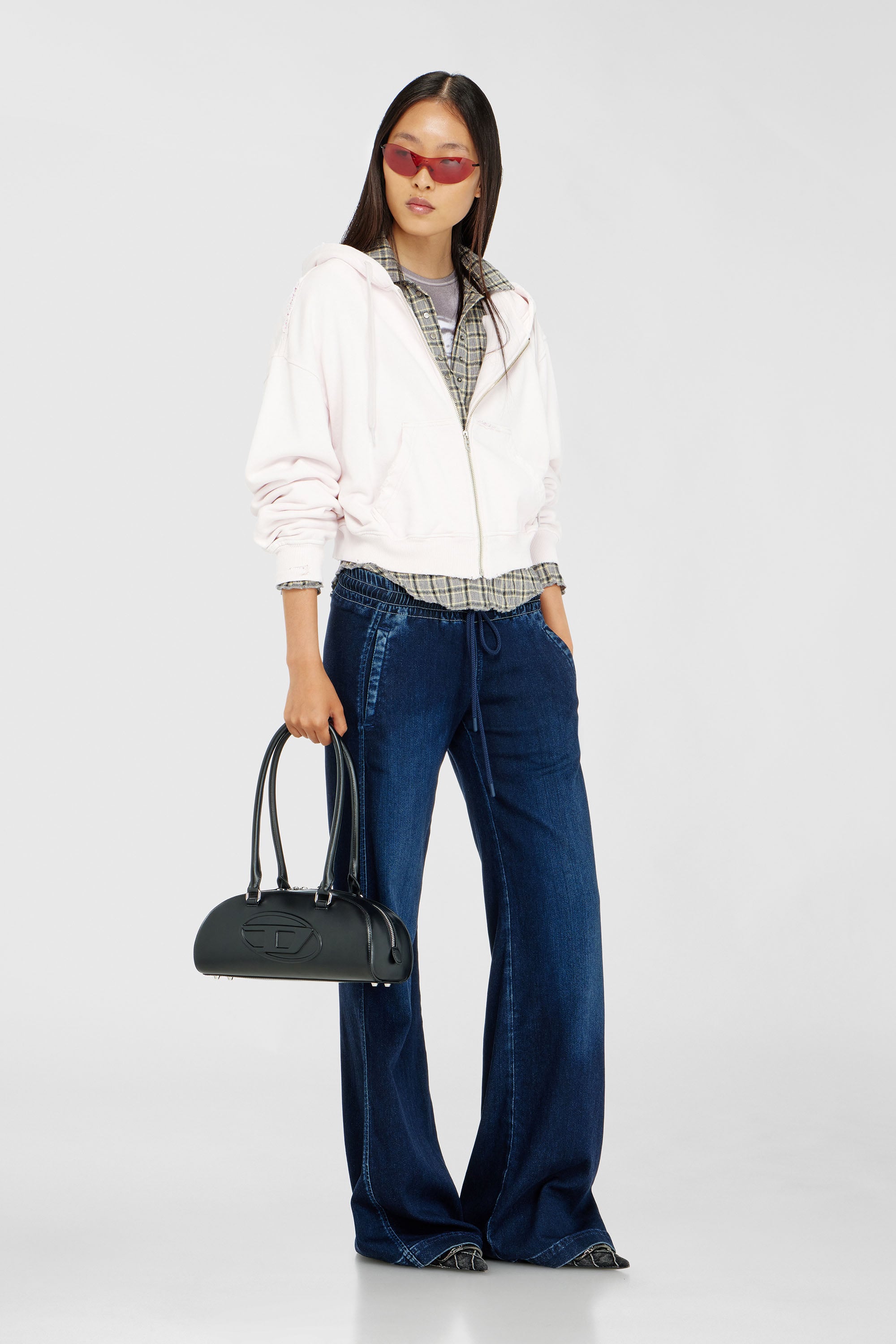 Diesel - Relaxed 2078 D-Ainty Joggjeans&reg; 09P96 Femme, Bleu Fonc&eacute; - Image 1
