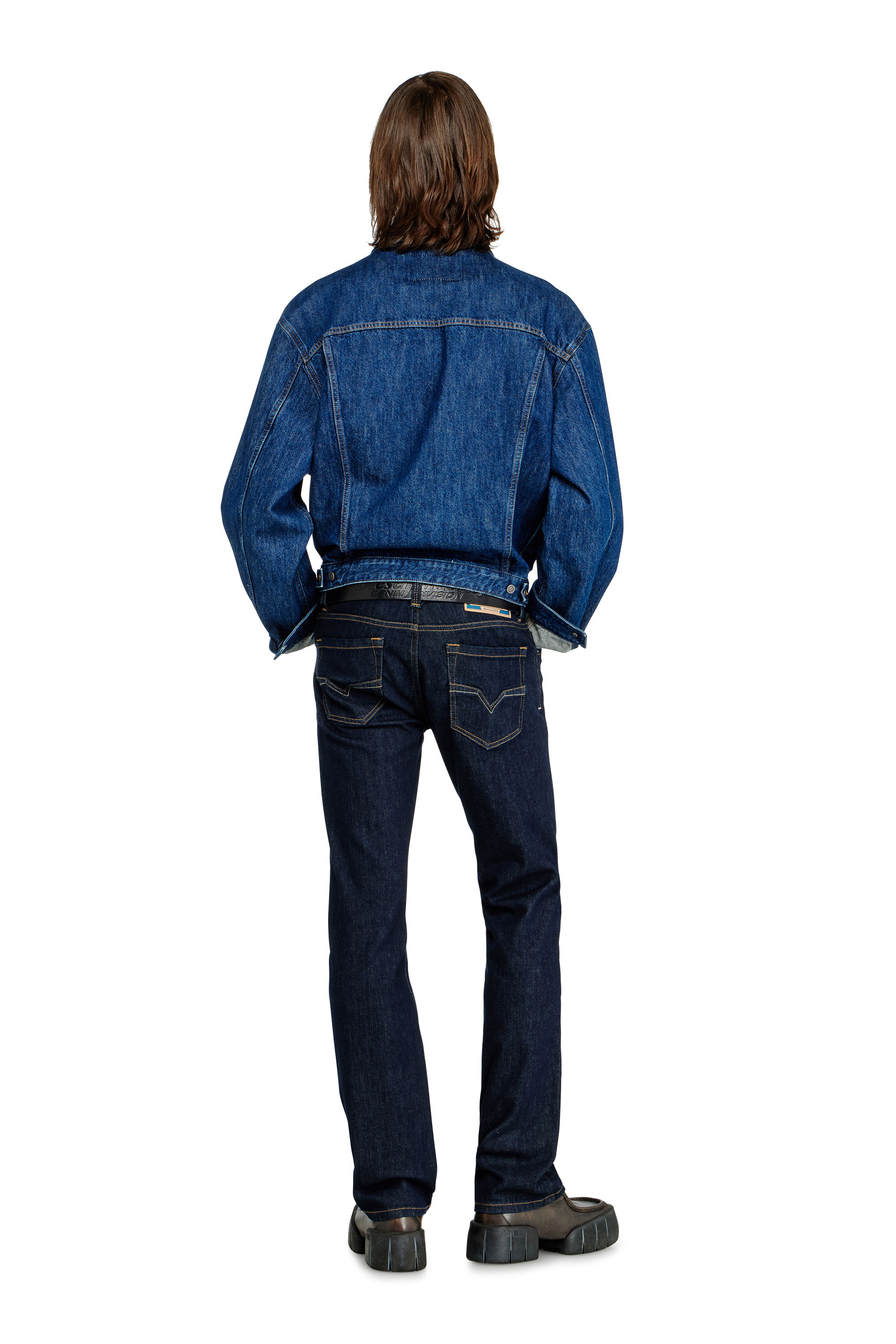 Diesel - Regular Jeans 1985 Larkee 0DBEJ Homme, Bleu Fonc&eacute; - Image 4