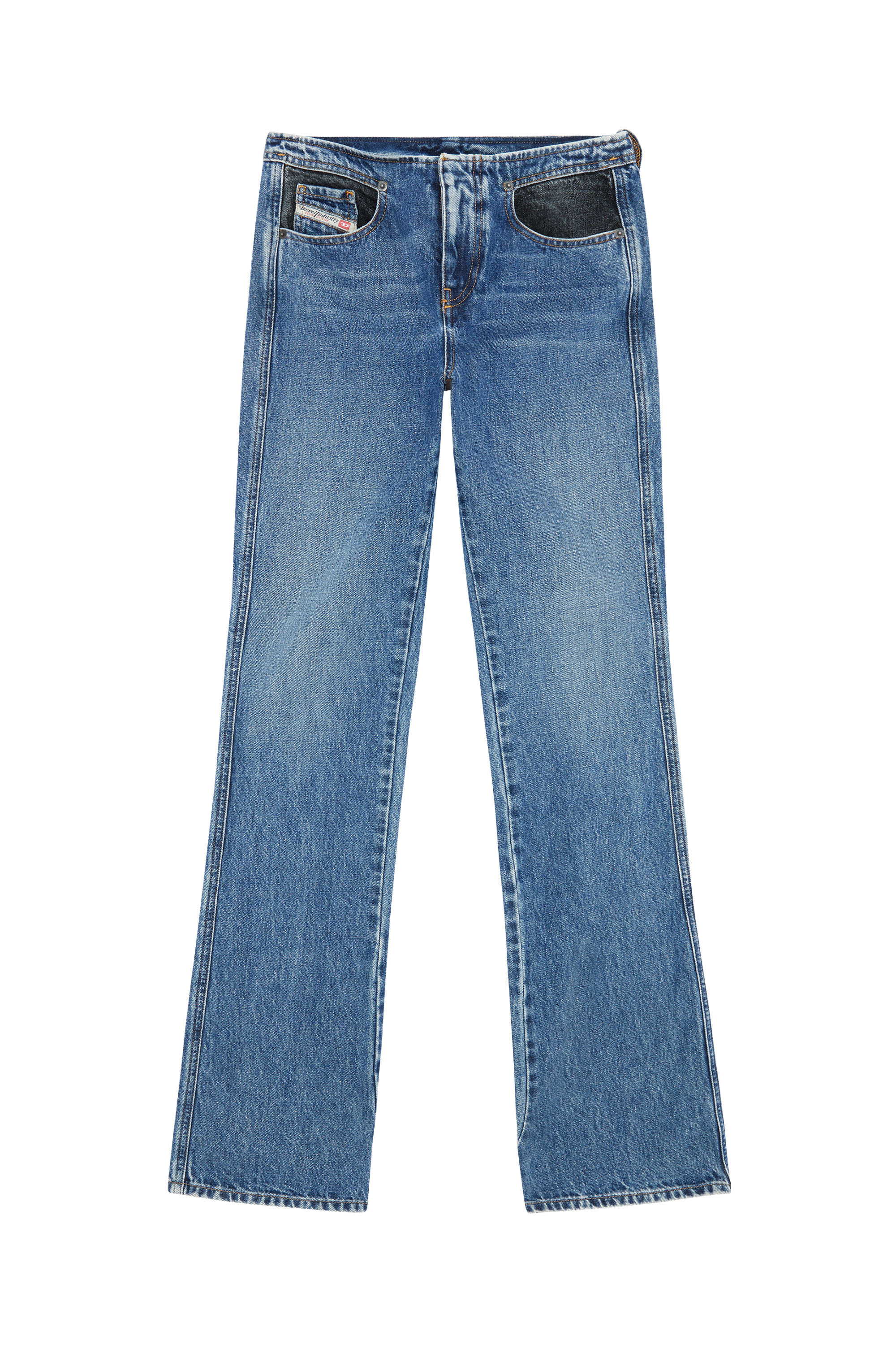 D-Escription 007N6 Bootcut and Flare Jeans, Medium blue - Jeans
