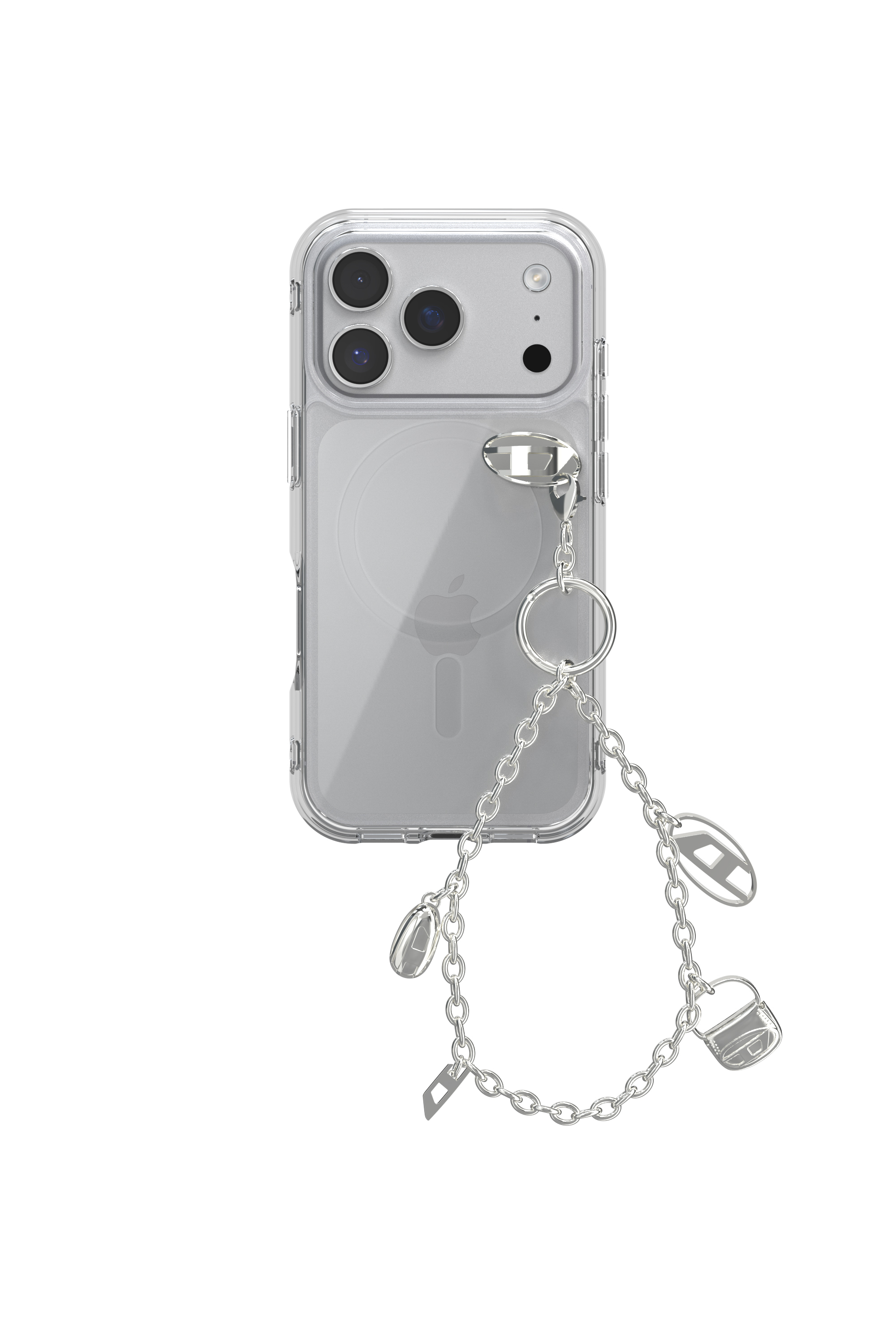 Diesel - 60456  PHONE CHARM, Charm pour téléphone & support pour charm & cache anti-poussière Mixte in Gris argenté - 2
