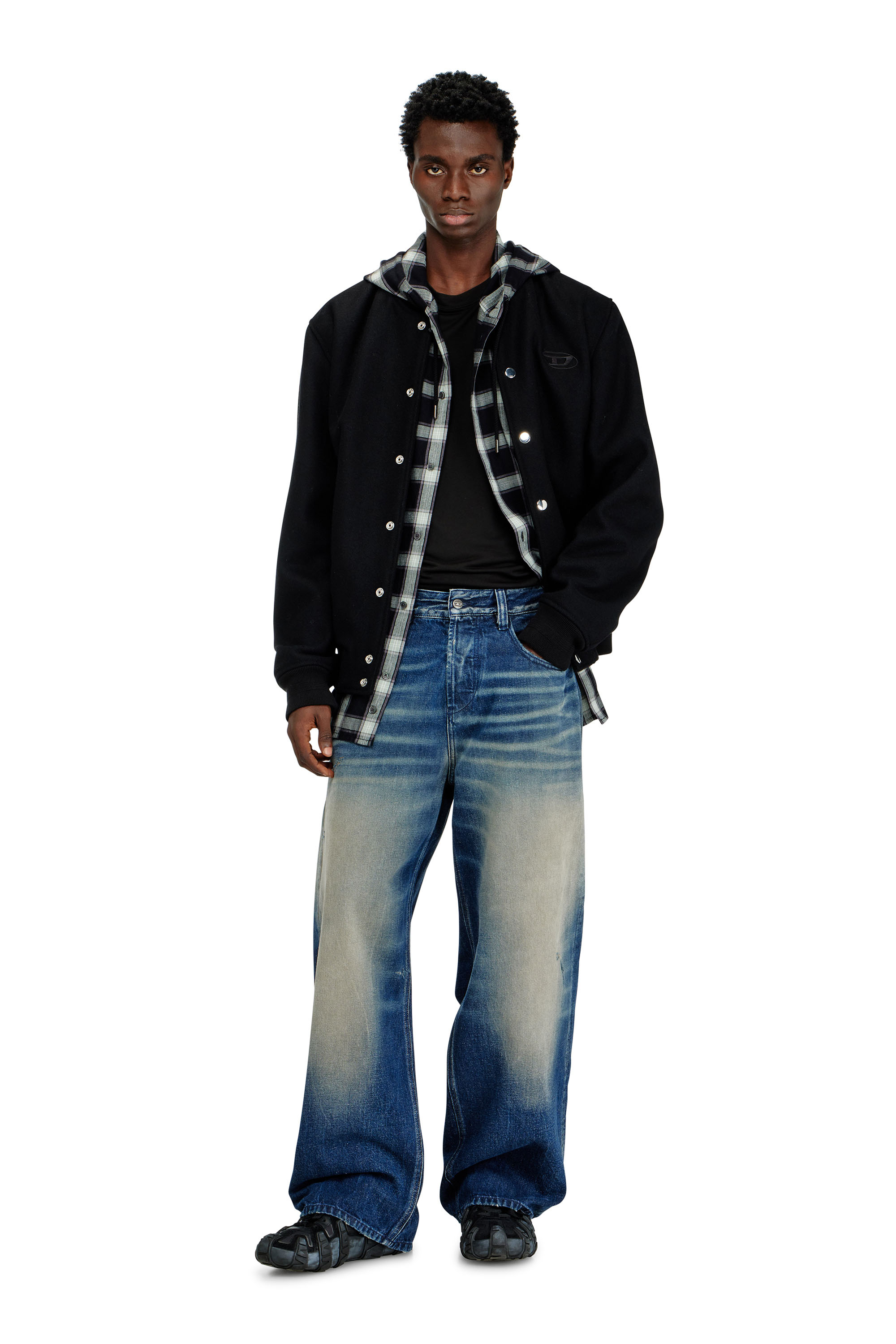 Diesel - Relaxed Jeans 1997 D-Enim 007DQ Mixte, Bleu Fonc&eacute; - Image 2
