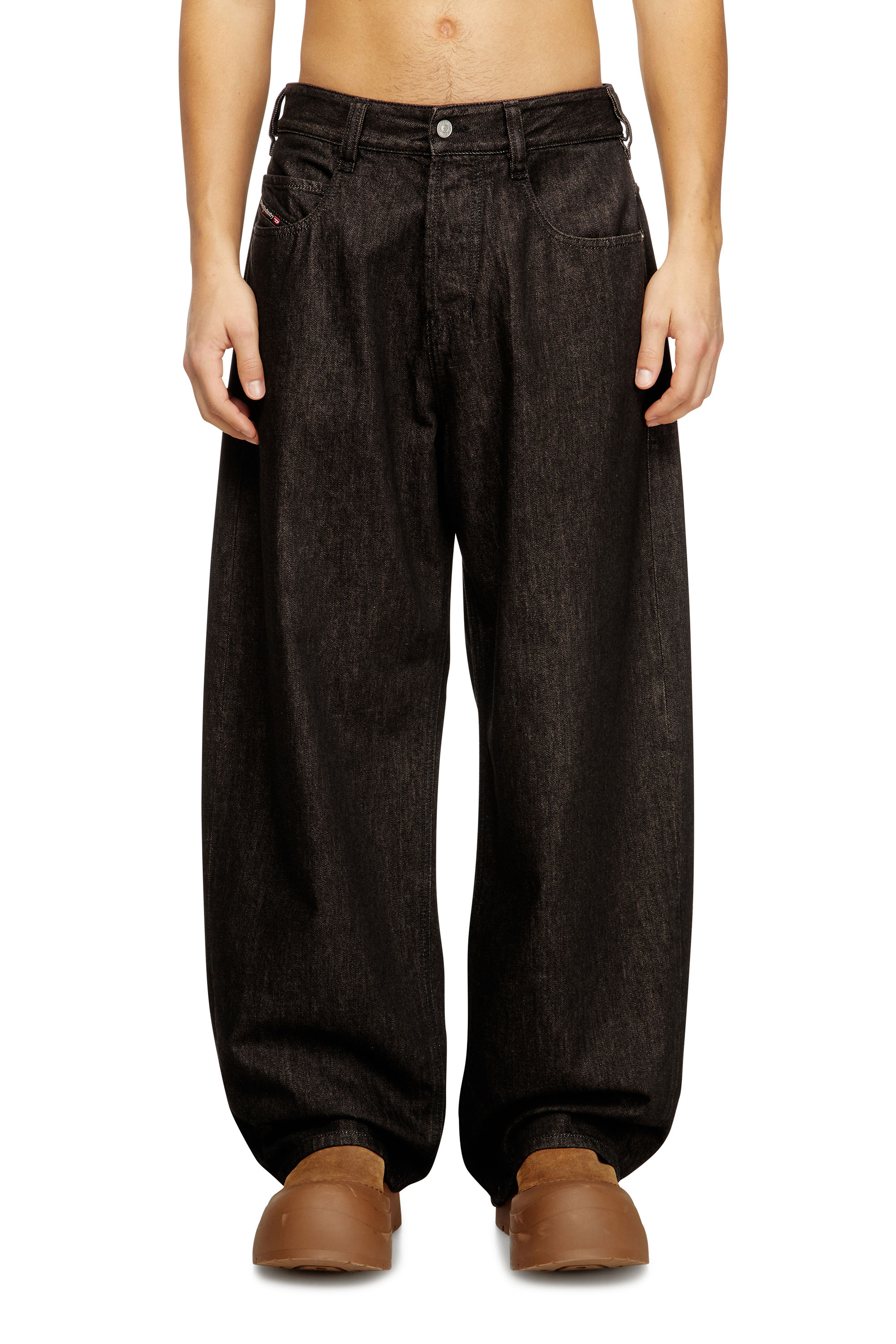 Diesel - Unisex's Relaxed Jeans 1997 D-Enim 09N25, Black/Dark grey - 1