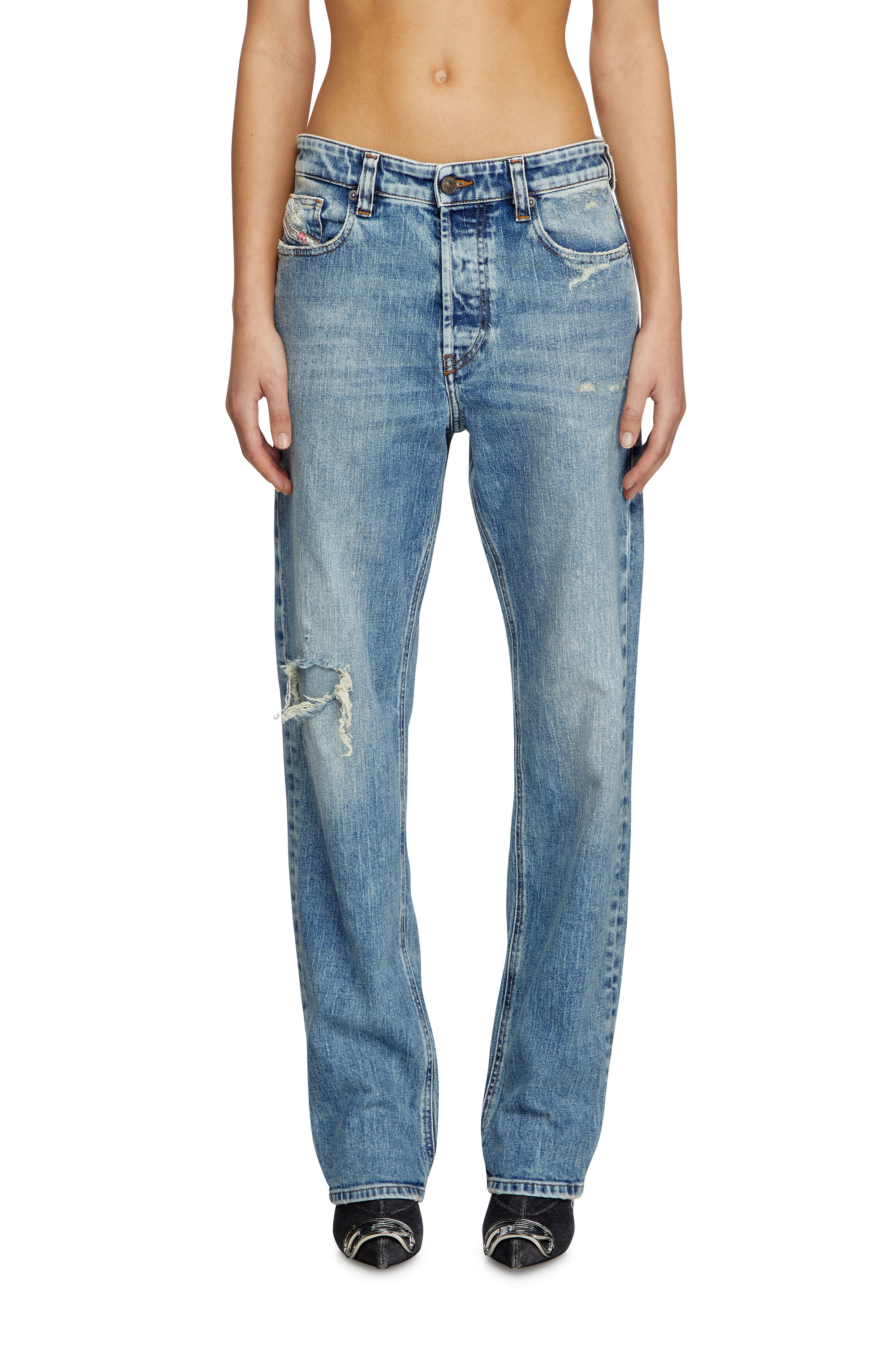Diesel - Regular Jeans 1988 D-Ark 09L34 Femme, Bleu Clair - Image 3