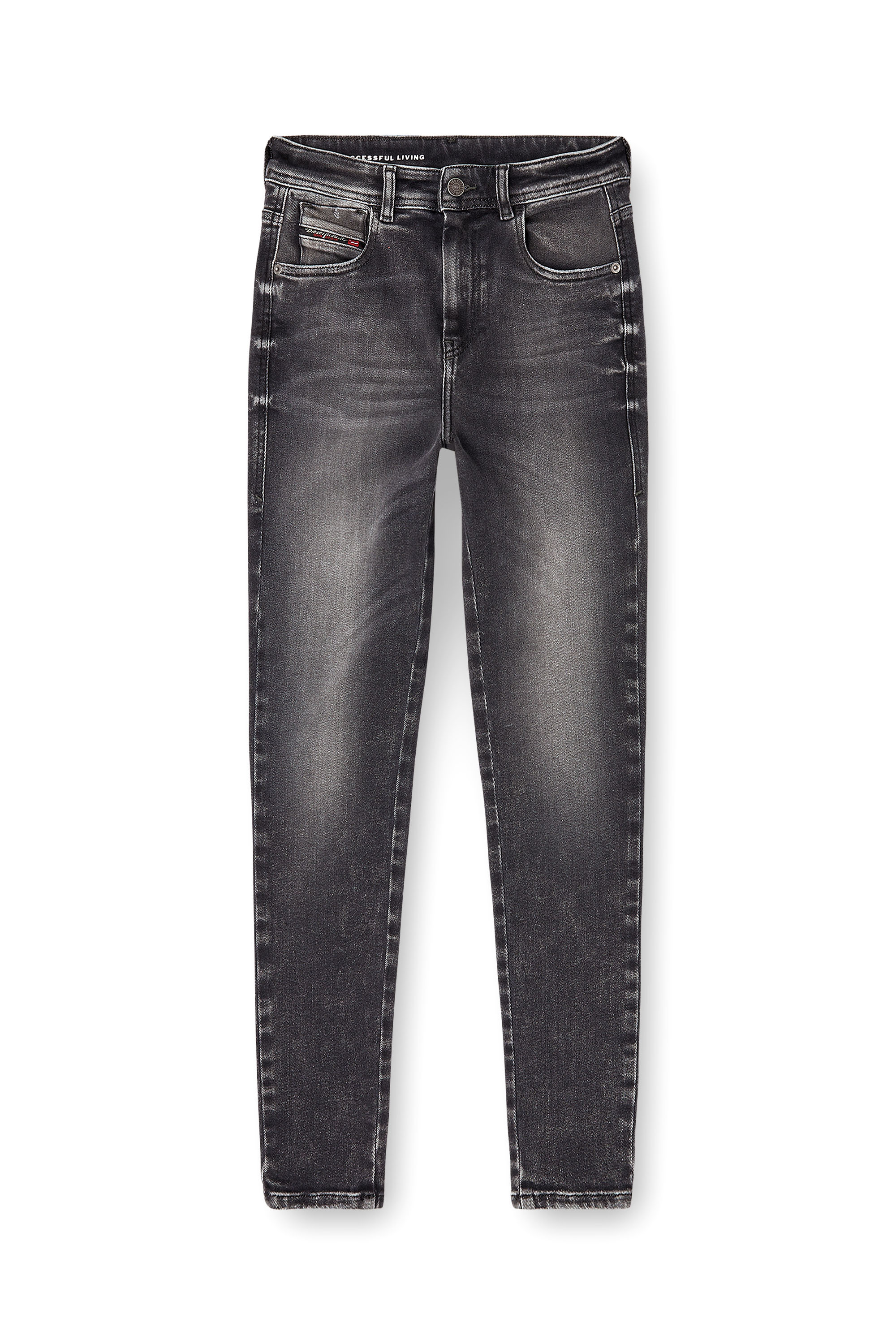 Skinny Jeans 1984 Slandy-High 09L93, Noir/Gris foncé