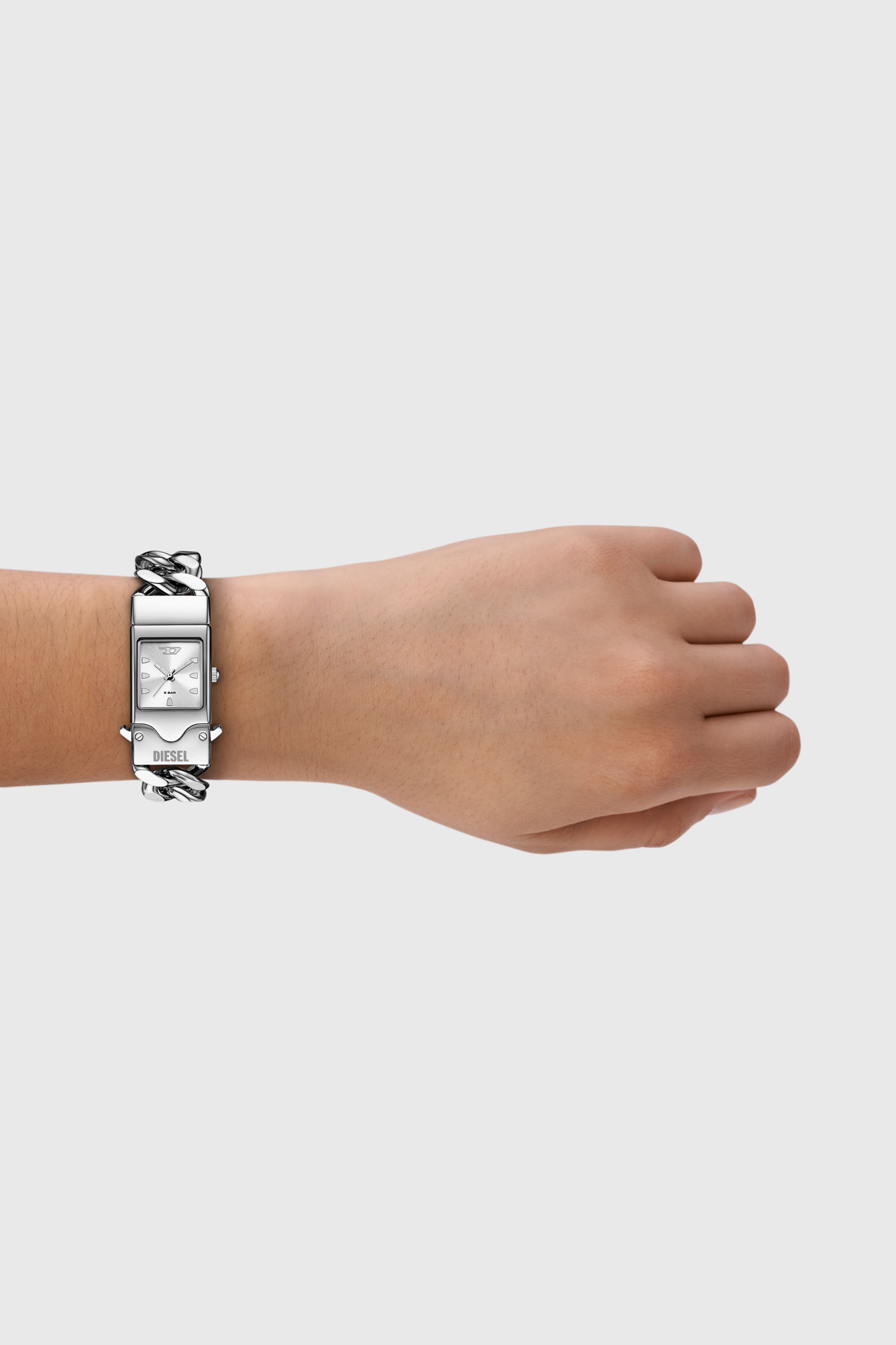 Diesel - DZ2225 WATCH, Montre Closer Acier Inoxydable Mixte in Gris argent&eacute; - 4