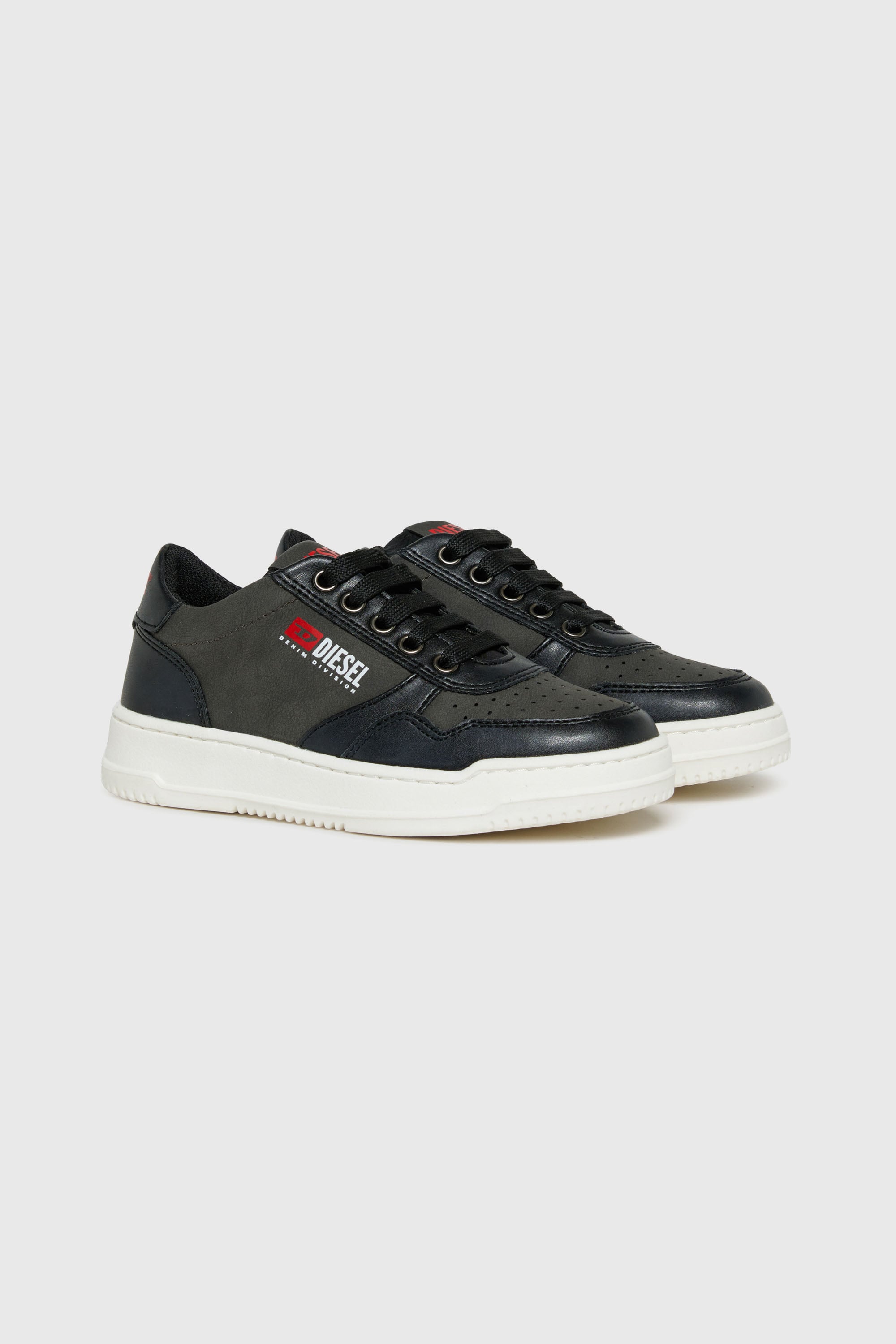 Diesel - S-CASCOUNT, S-Cascount - Baskets perfor&eacute;es avec logo Mixte in Noir - 2