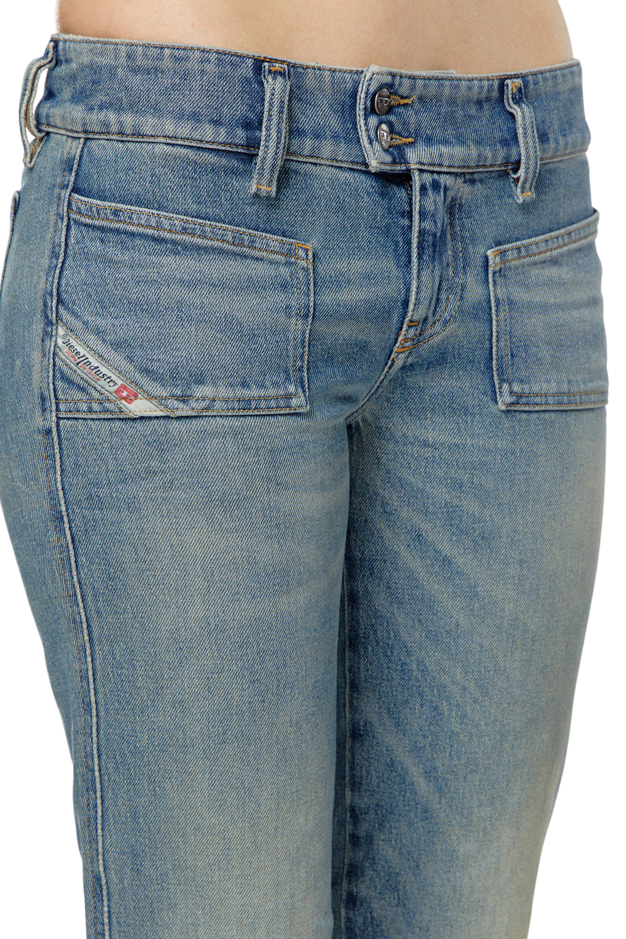 Bootcut Jeans D-Hush 09J55, Bleu Clair Diesel - Bootcut Jeans D-Hush 09J55 Femme, Bleu Clair - Image 5