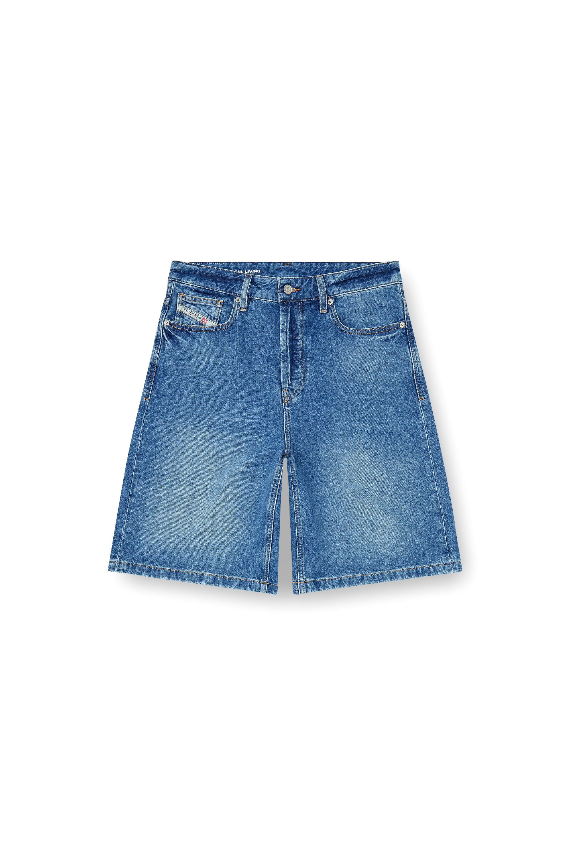 Diesel - DE-SIRE-SHORT, Short en denim &agrave; lavage propre Femme in Bleu - 2