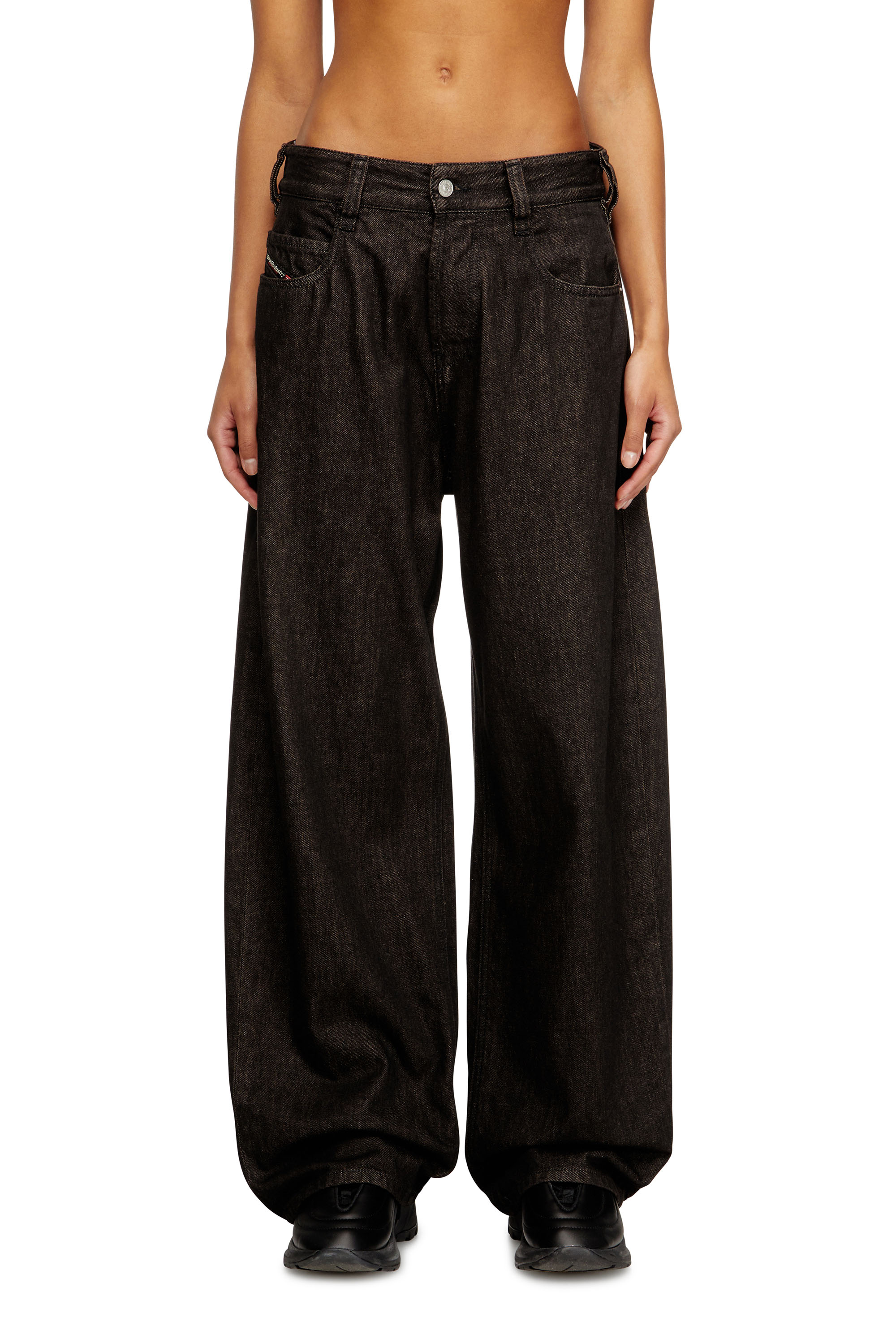 Diesel - Relaxed Jeans 1997 D-Enim 09N25 Mixte, Noir/Gris foncé - Image 2