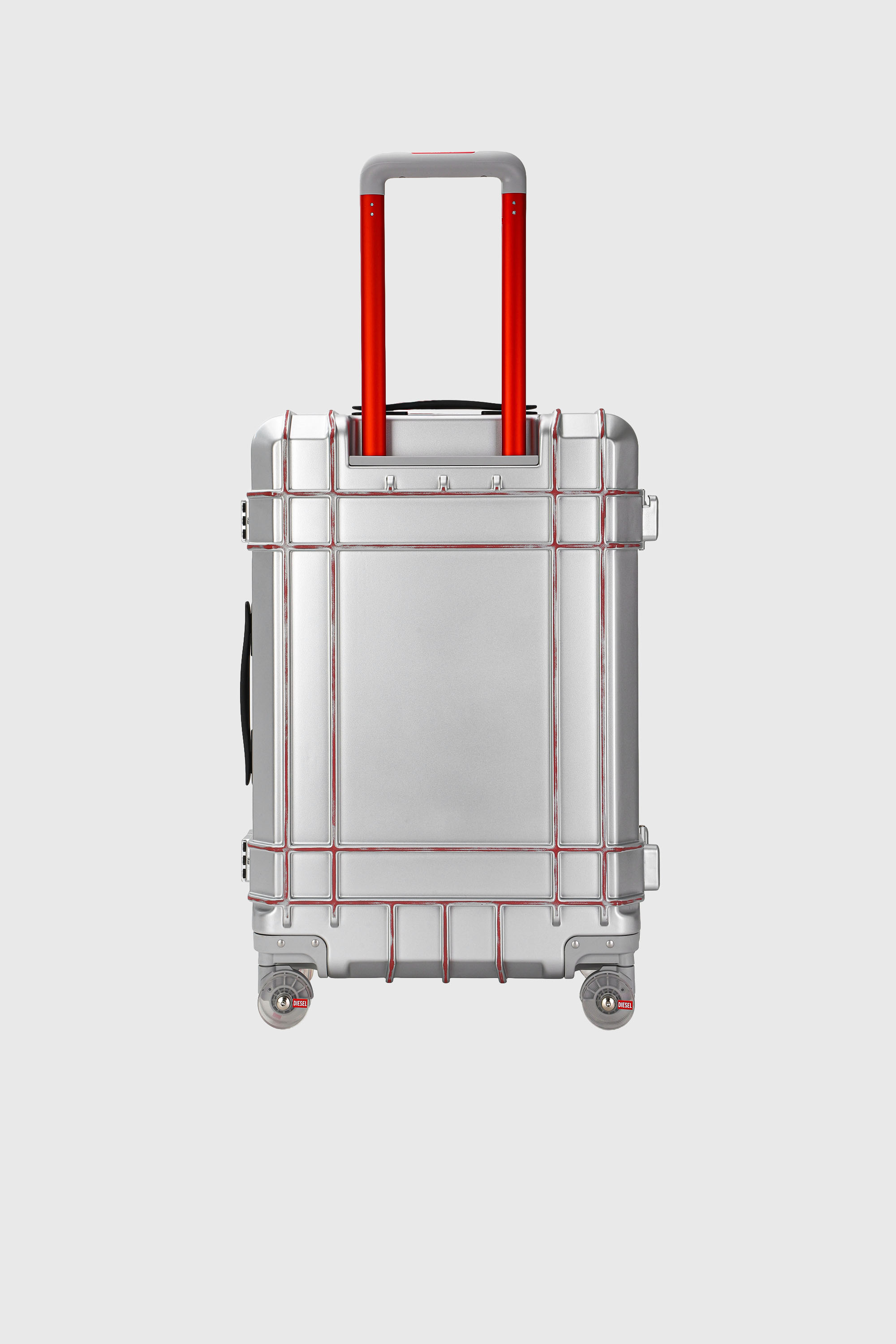 Diesel - DIESEL PC STRONG IMAGE TROLLEY- DSL003, Valise robuste taille M Mixte in Gris argent&eacute; - 2