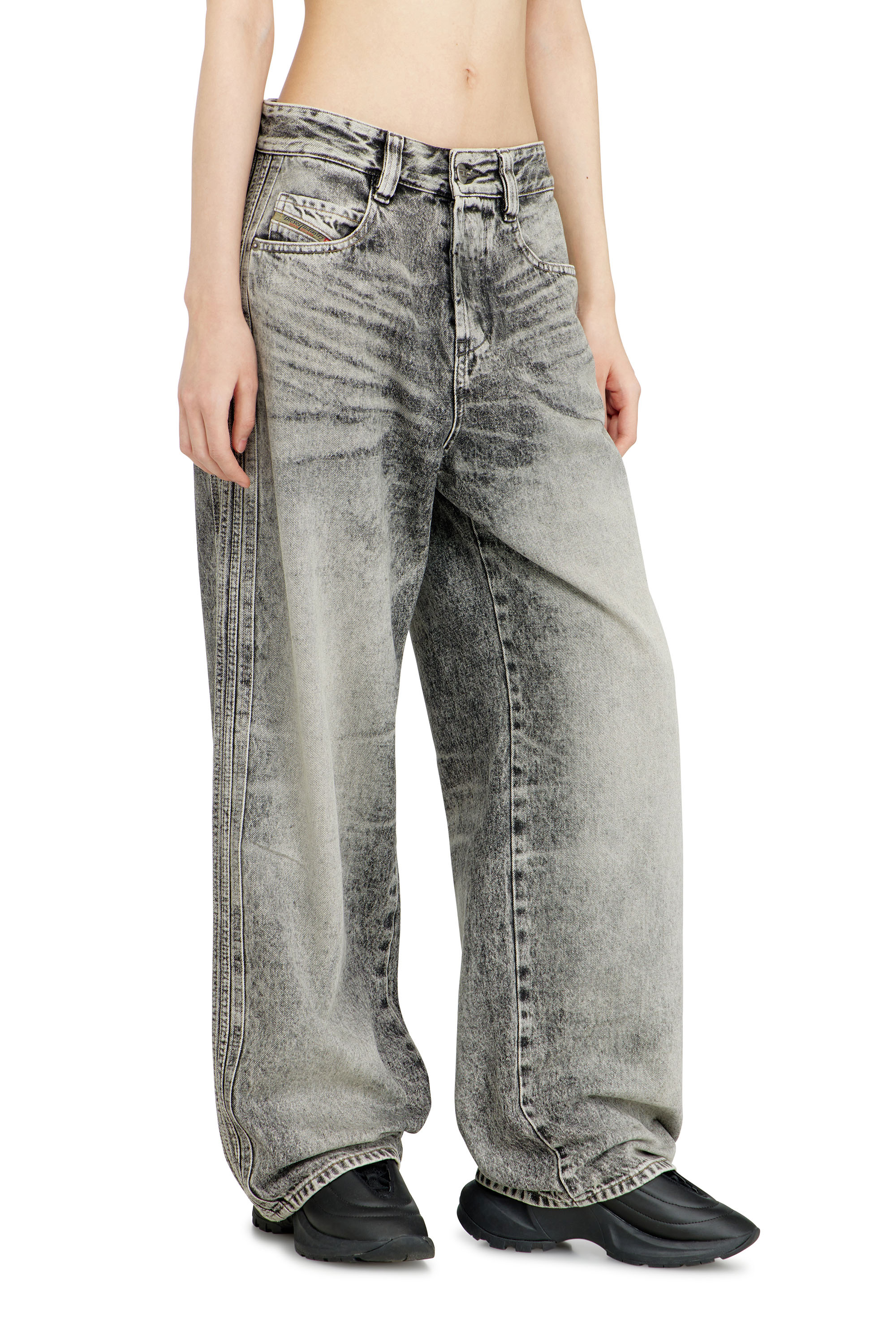 Diesel - Unisex's Relaxed Jeans 1997 D-Enim-M 09P11, Light Grey - 1