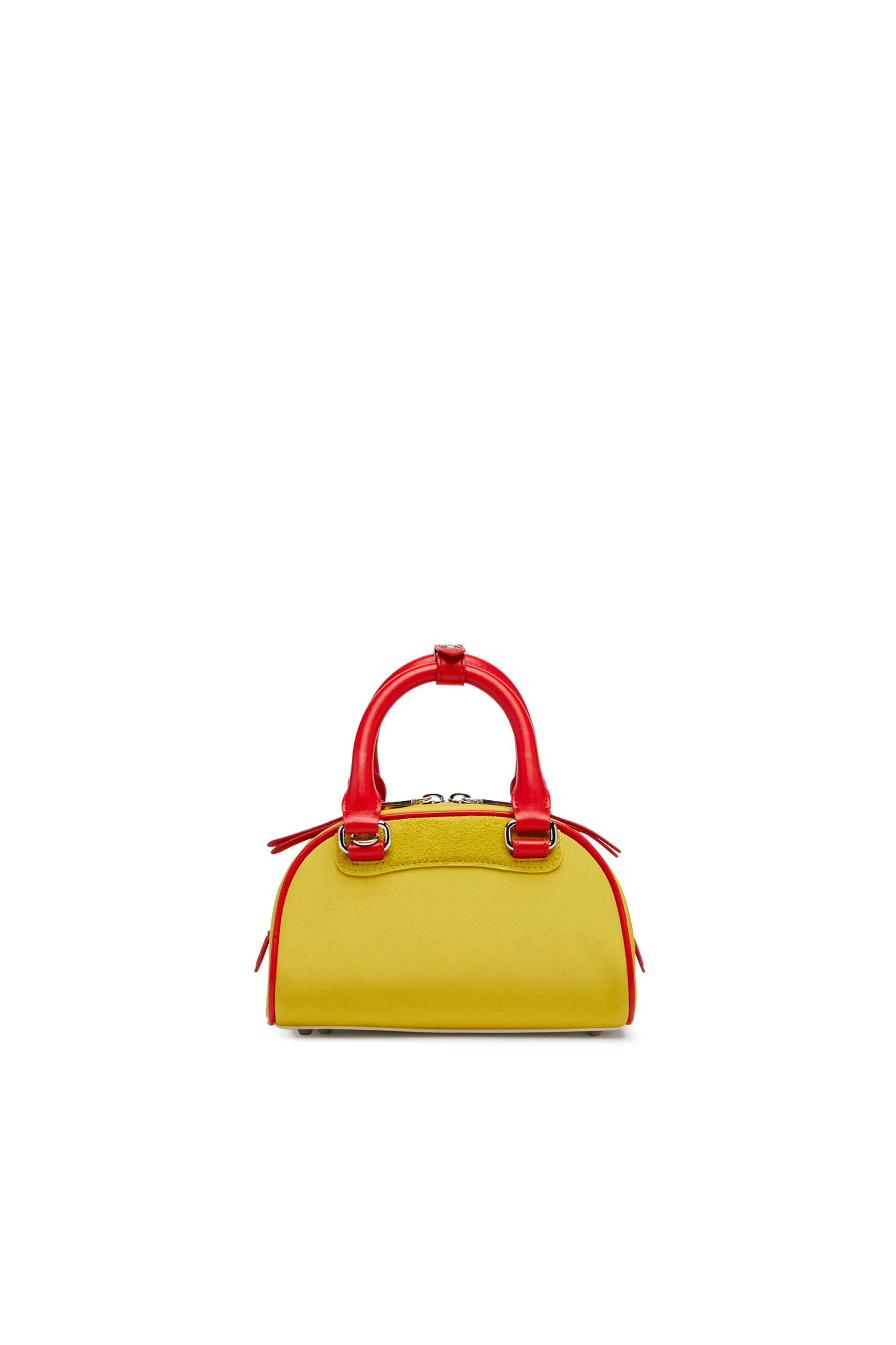 Diesel - 1DR DOME CROSSBODY, 1DR Dome-Mini sac bowling color-block Femme in Jaune - 2