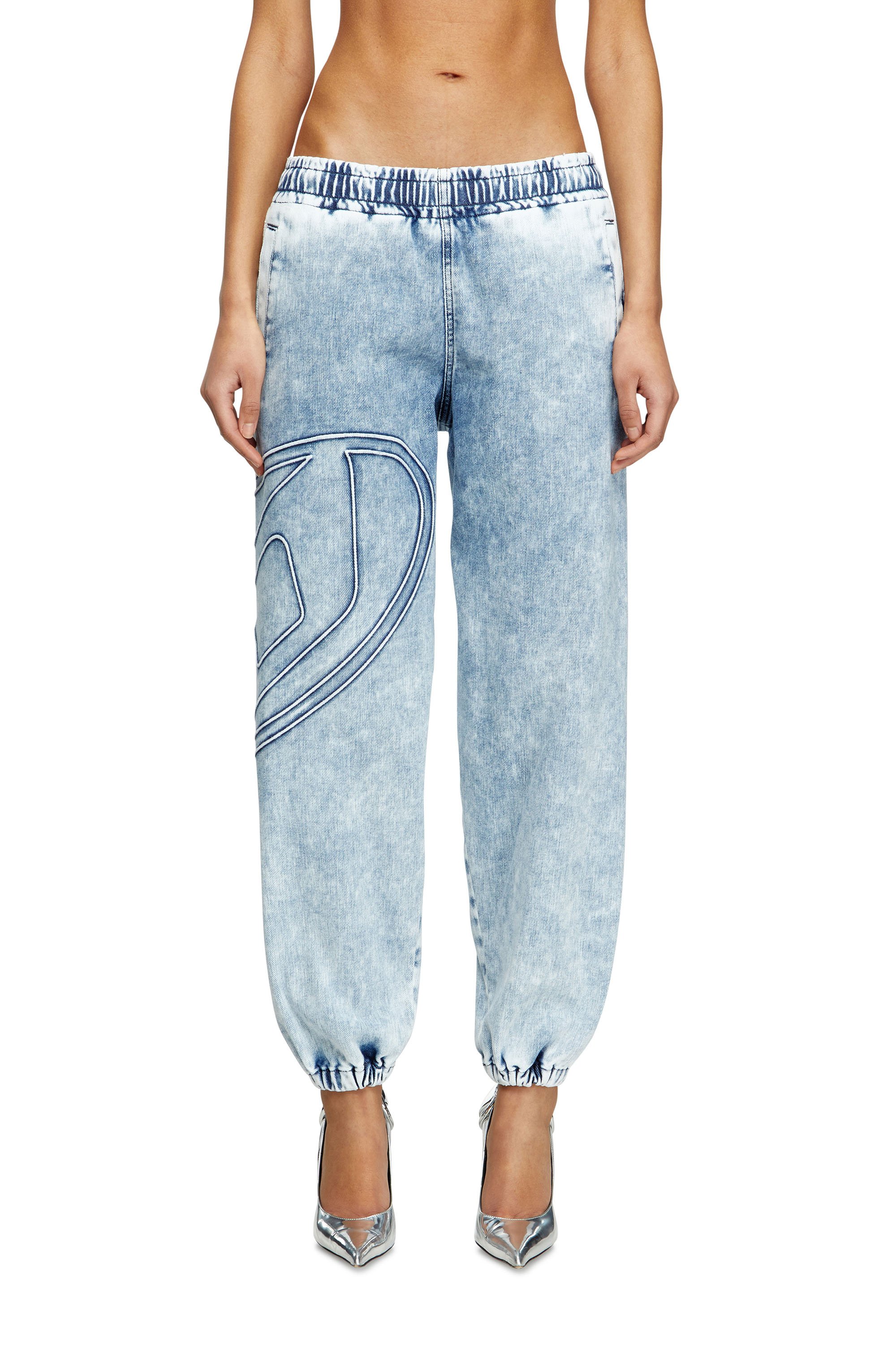 Diesel - Slim D-Pint Track Denim 0ABCN Mixte, Bleu Clair - Image 1