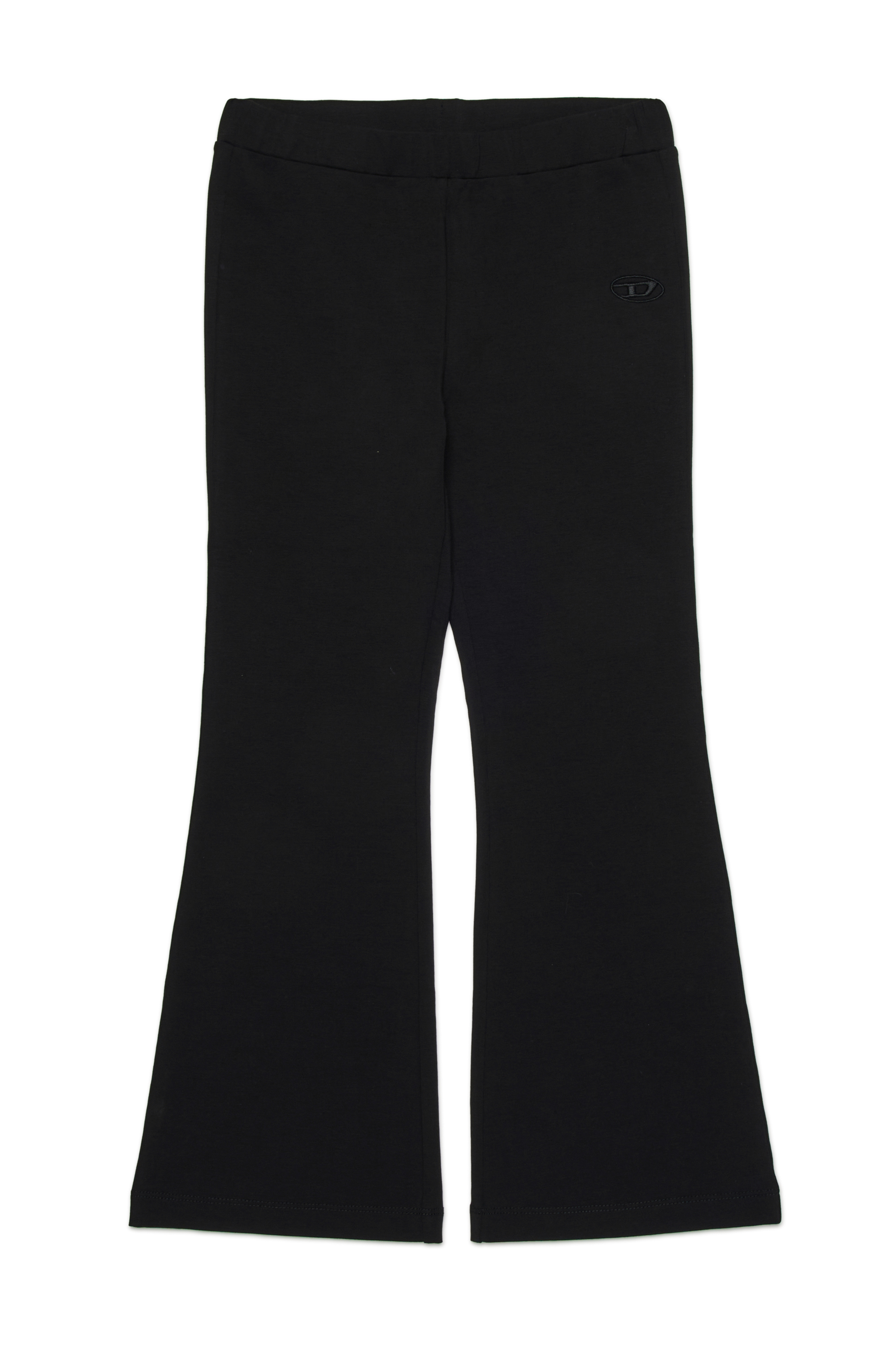 Diesel - PKIA, Legging évasé avec broderie Oval D Femme in Noir - 1