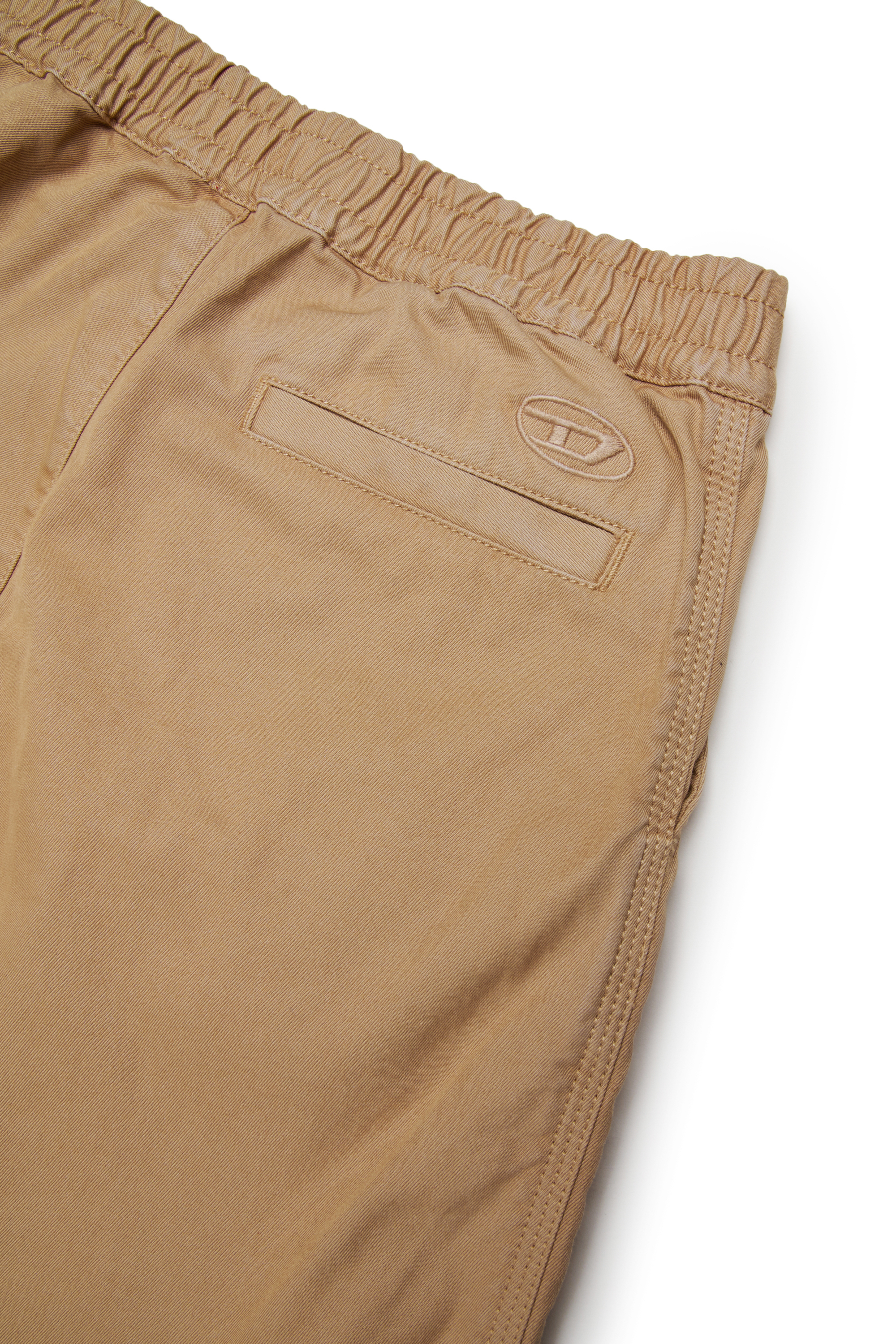 Diesel - PDANZEL, Pantalon cargo en coton avec poches multiples Mixte in Marron - 4