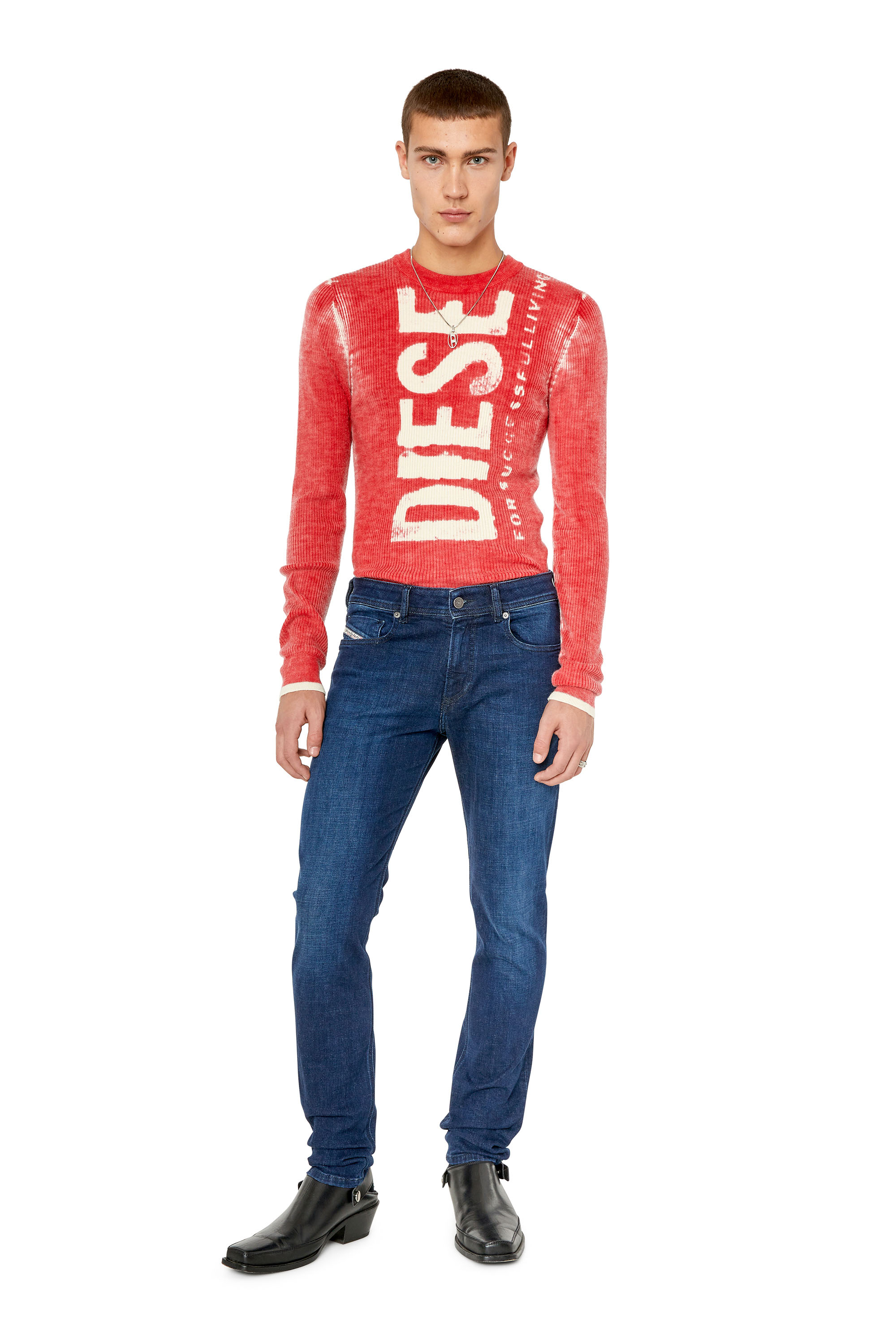 Diesel - 1979 Sleenker 09E96 Skinny Jeans, Dark Blue - Image 5