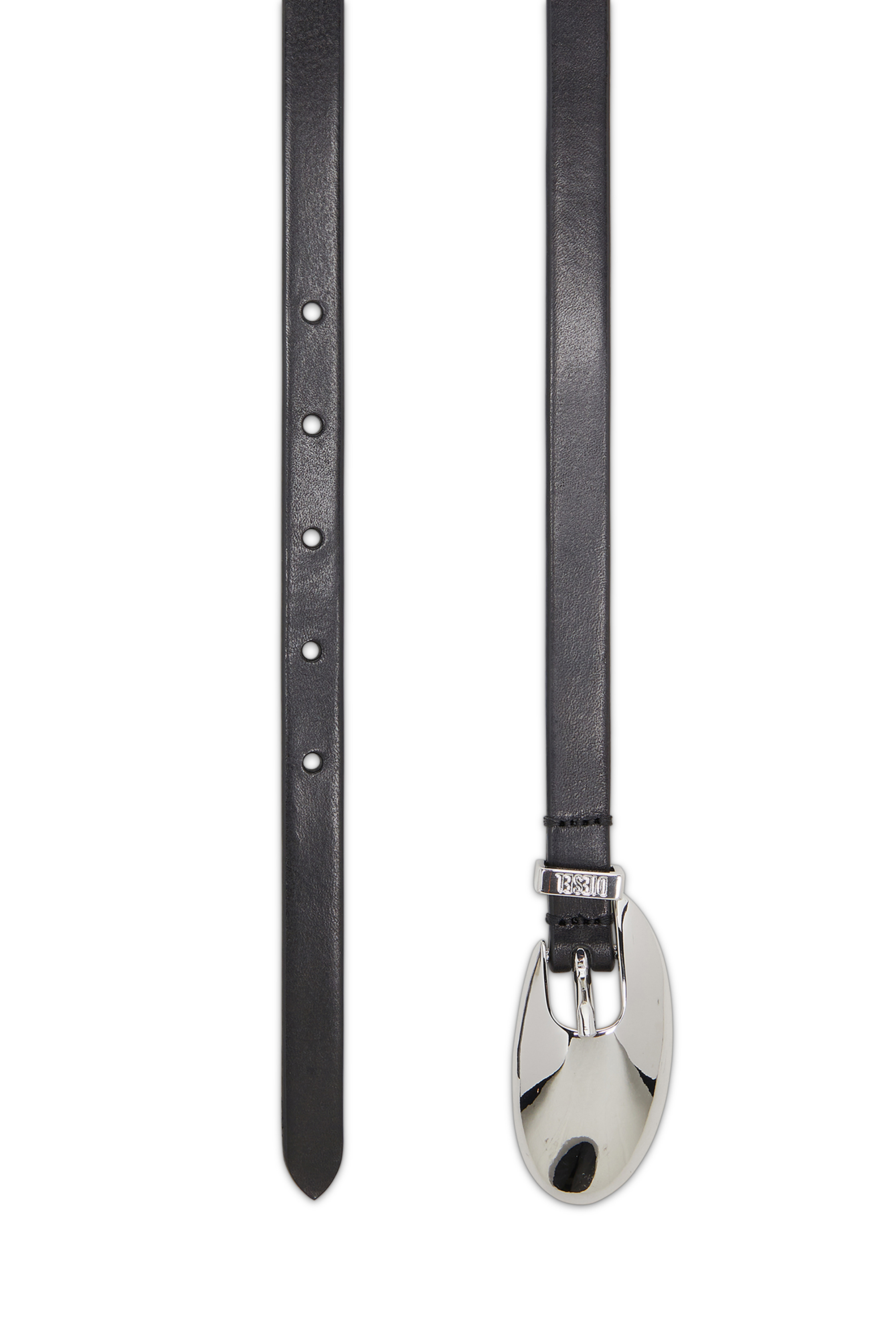 Diesel - B-ROP 15, Ceinture en cuir de 1,5 cm avec boucle sculpturale Femme in Noir - 2