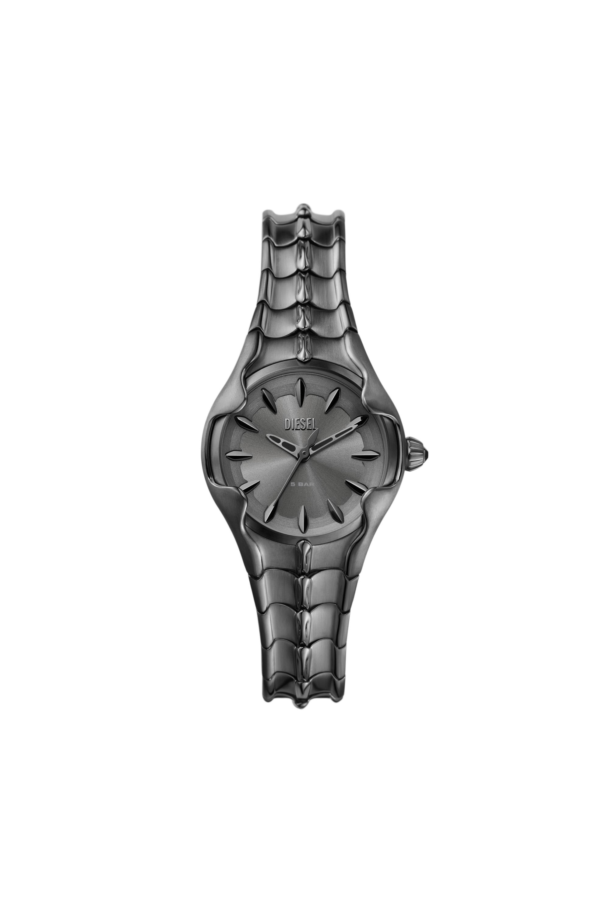 Diesel - DZ5603, Montre Vert à trois aiguilles en acier inoxydable gris acier Femme in Gris - 1