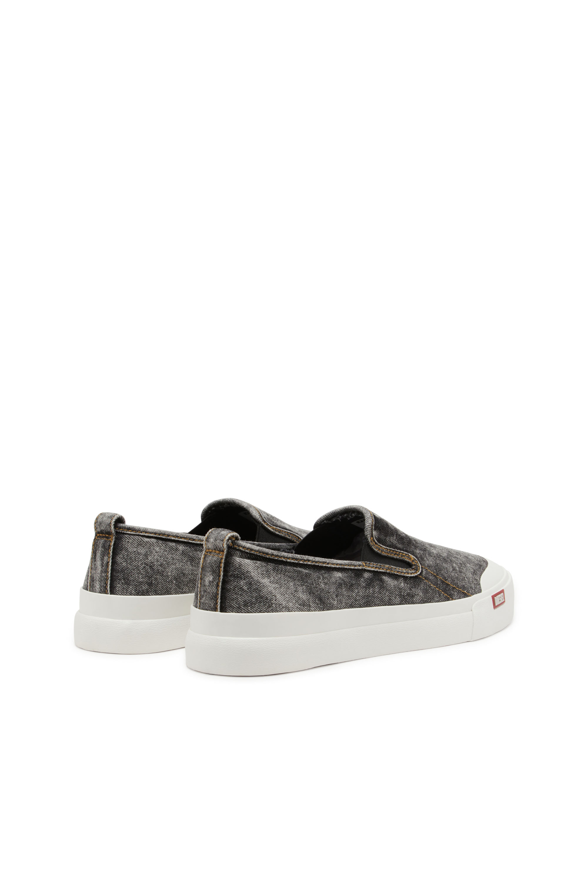 Diesel - S-ATHOS NMD SO, S-Athos-Sneakers slip-on en denim Homme in Noir - 3