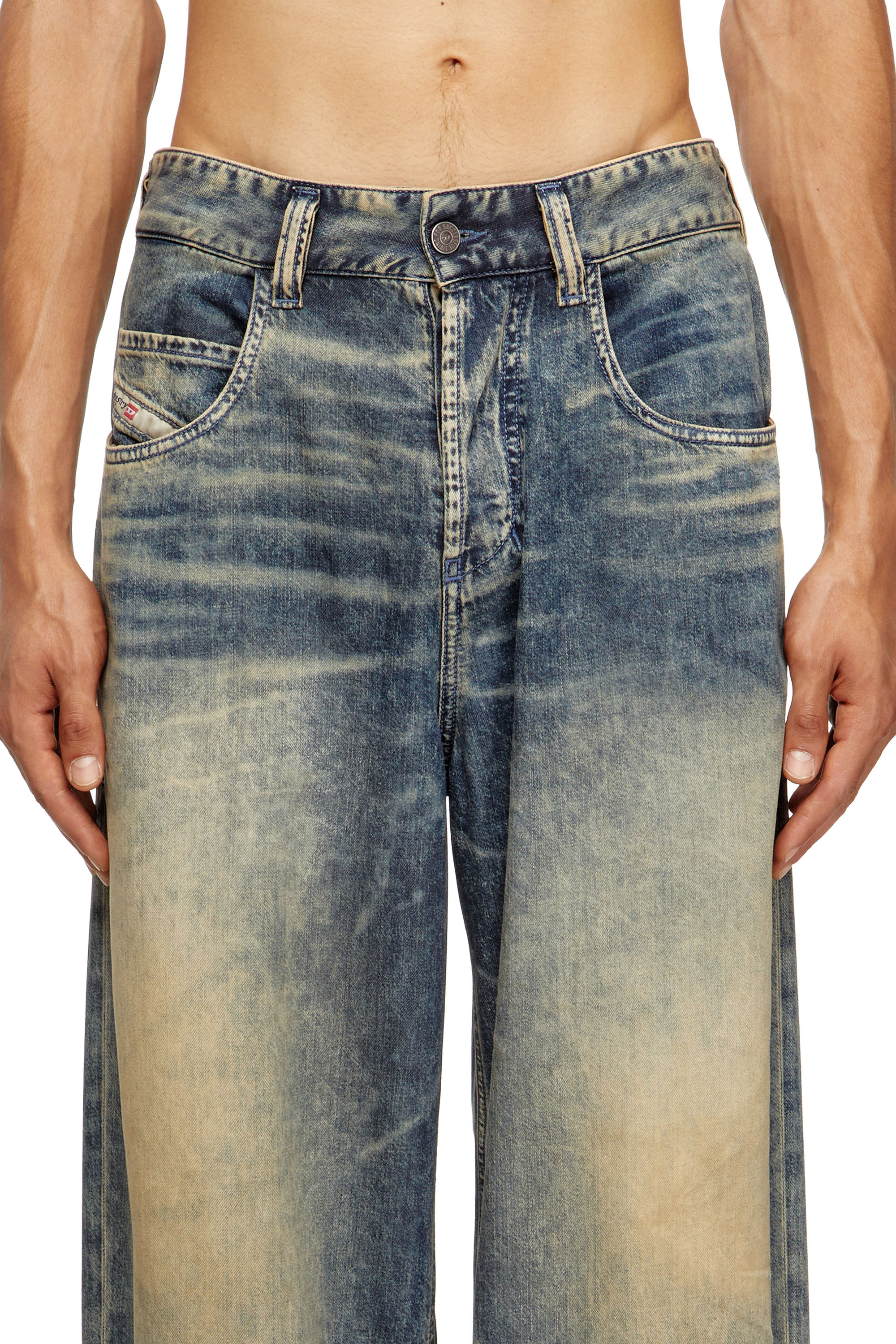 Diesel - Relaxed Jeans 1997 D-Enim-M 0CEBB Homme, Bleu moyen - Image 4