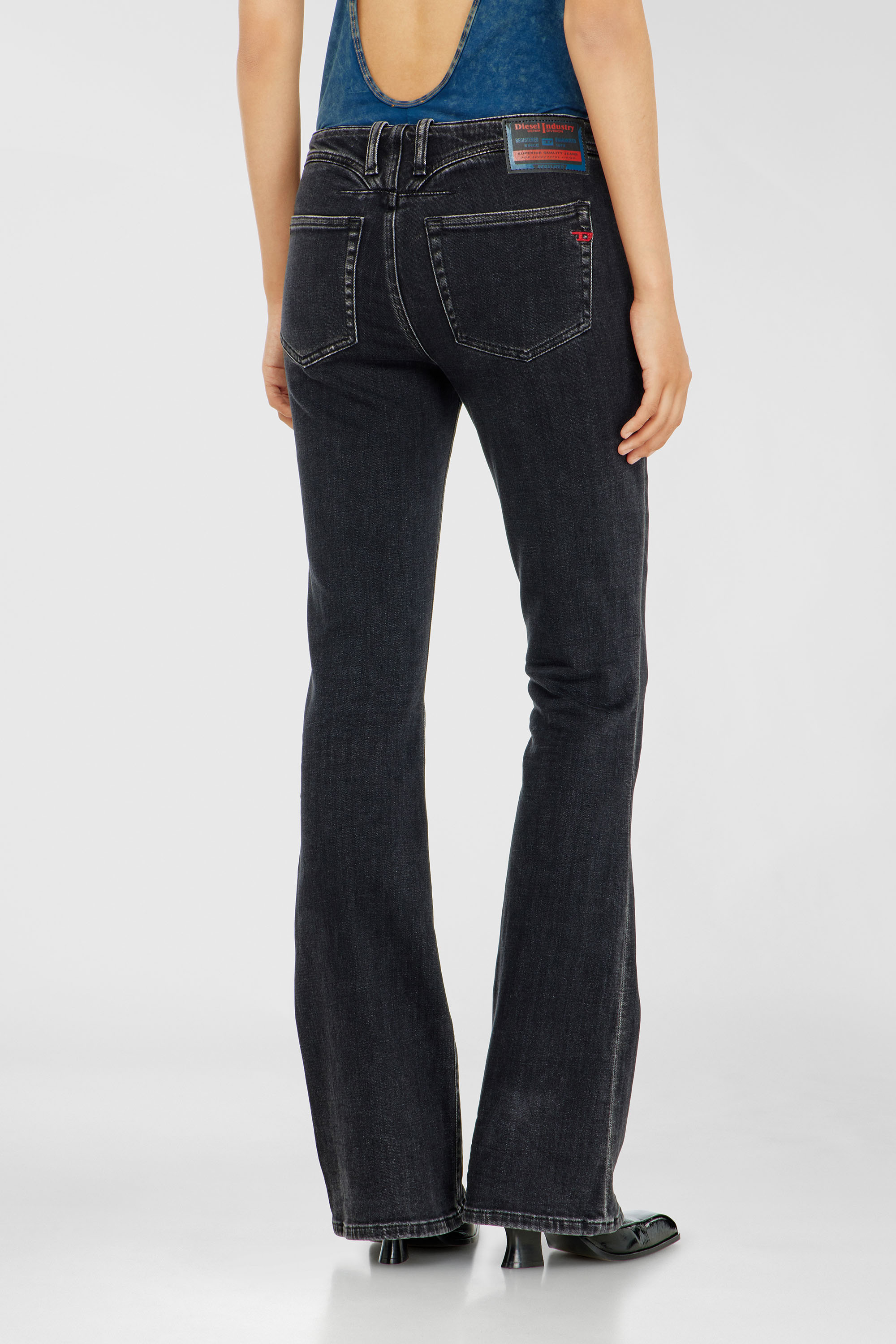 Diesel - Bootcut Jeans 1969 D-Ebbey 09P75 Femme, Noir/Gris fonc&eacute; - Image 5