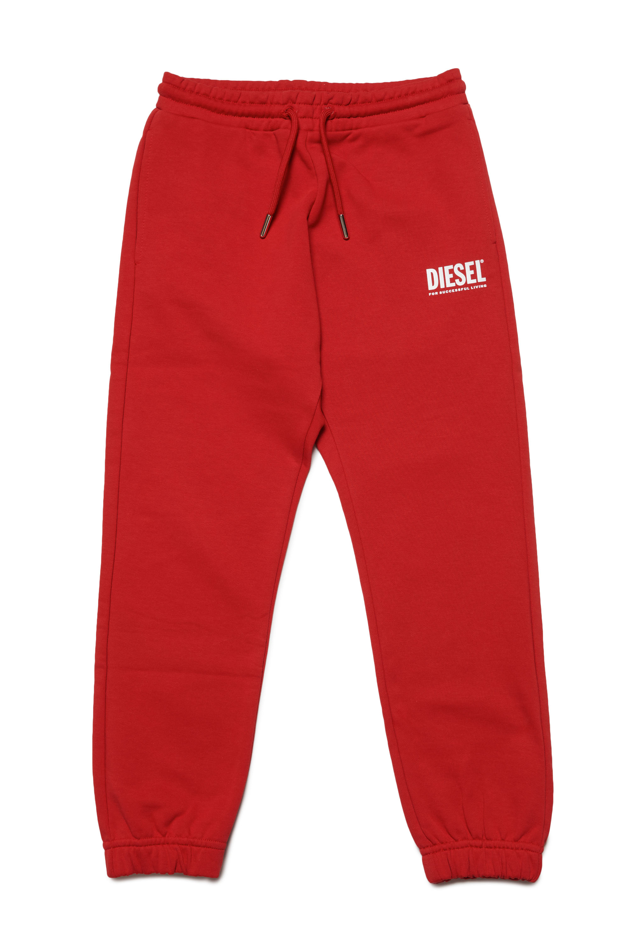 Diesel - LPENSIU DI, Mixte Pantalon de survêtement avec logo imprimé in Rouge - Image 1