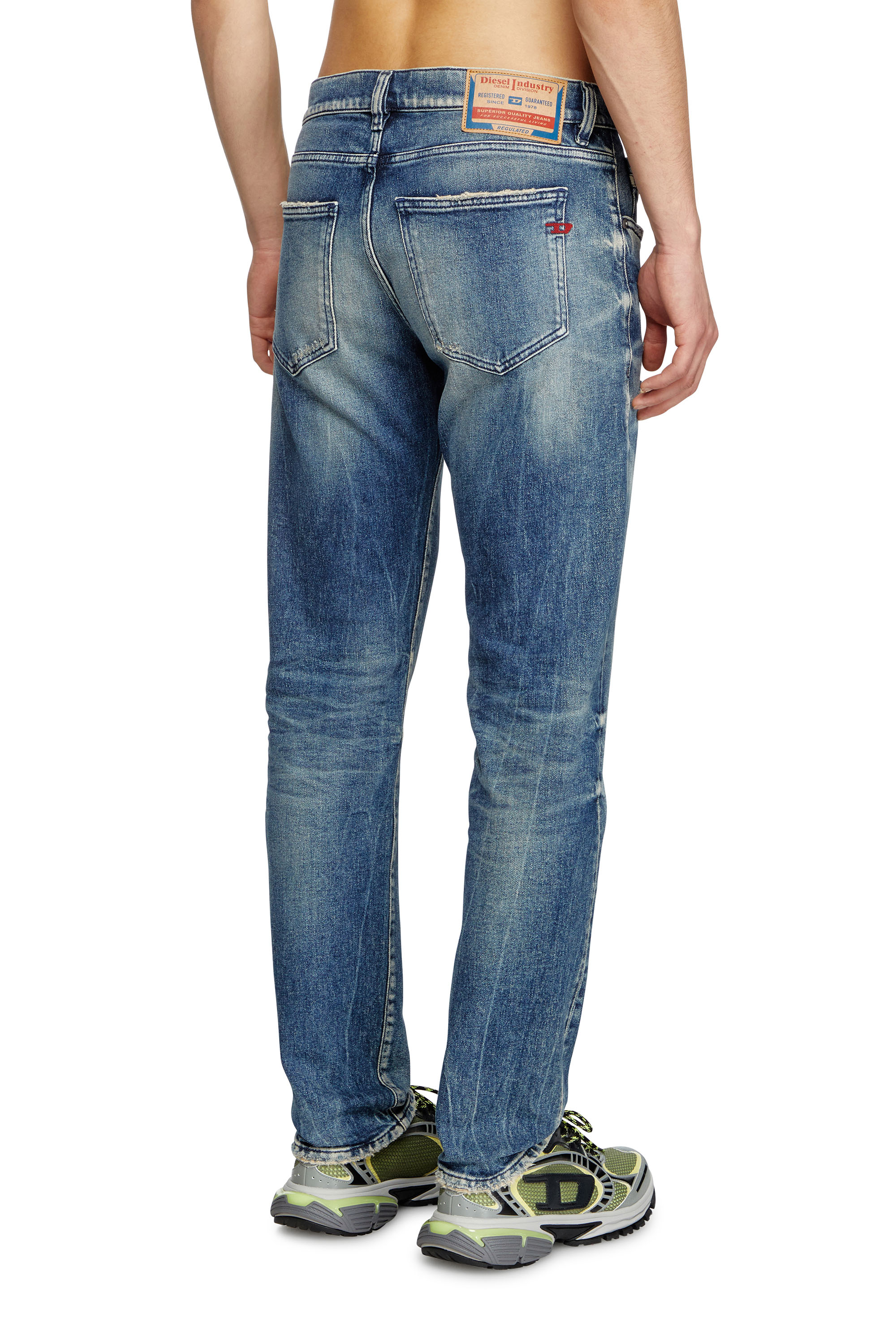 Diesel - Slim Jeans 2019 D-Strukt 007Y6 Homme, Bleu Foncé - Image 3