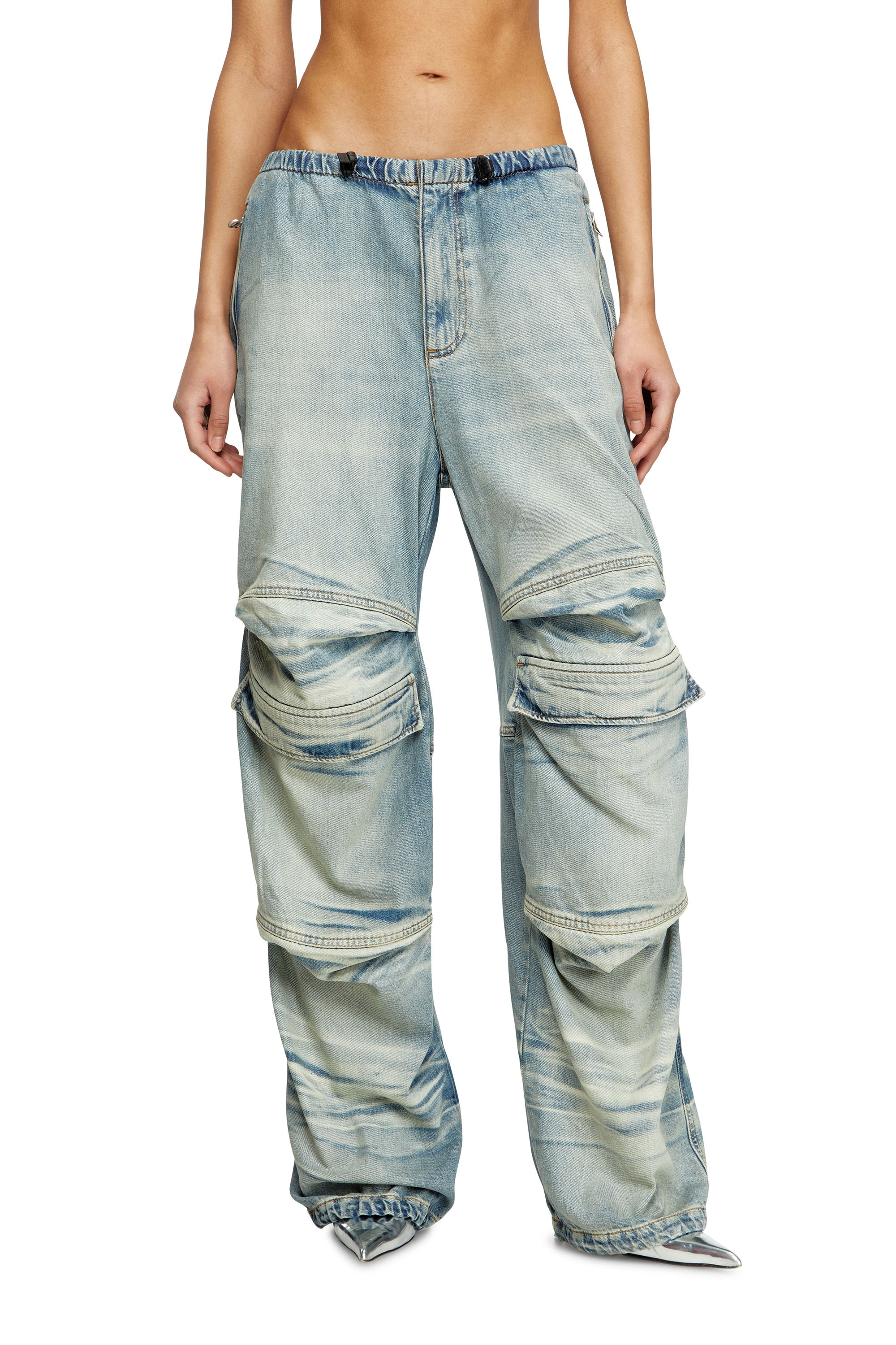 Diesel - Relaxed Jeans D-Dayetz 0ABDF Mixte, Bleu Clair - Image 6